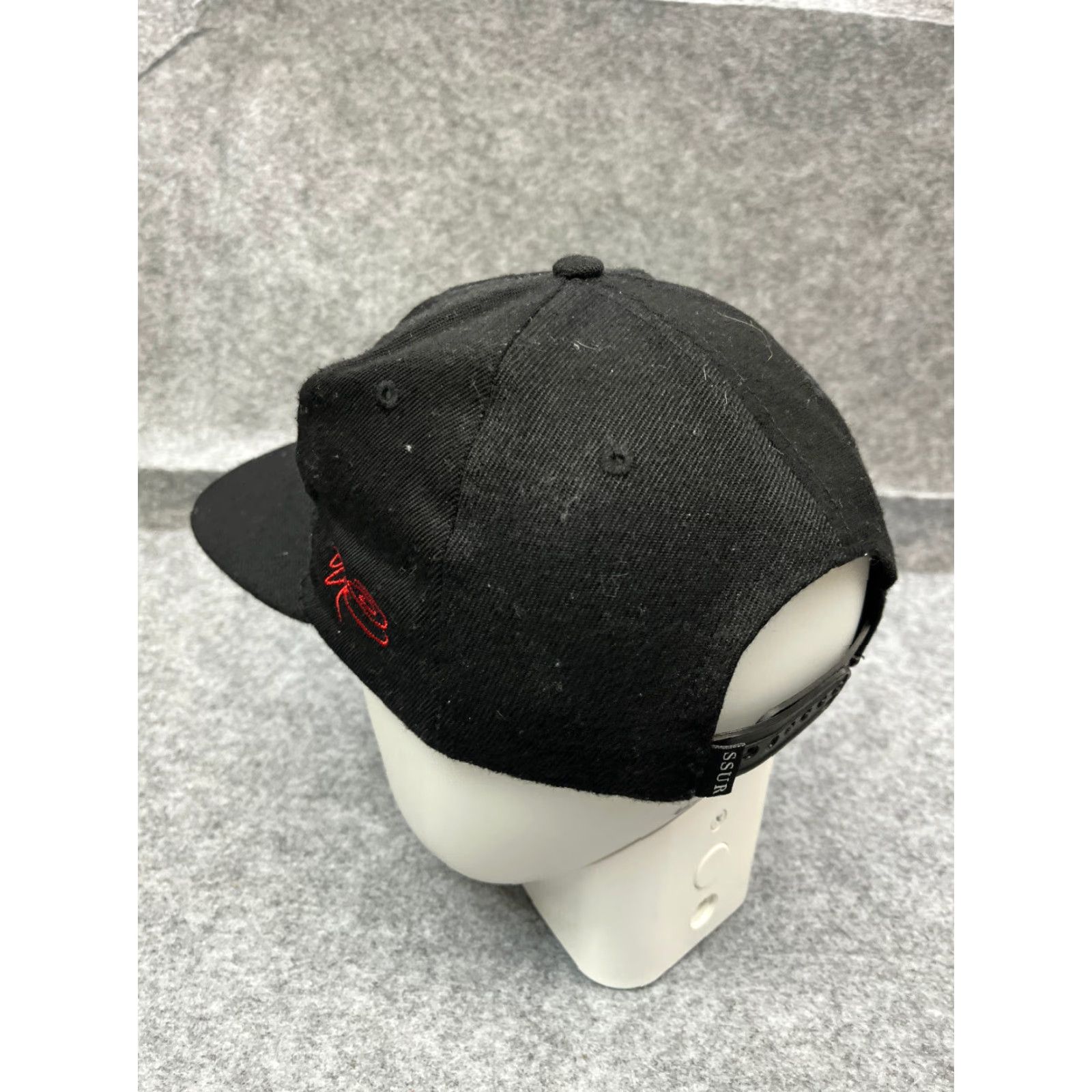 Vintage SSUR Skull Hat Cap Snap Back Adult One Size Black 100% Acrylic Streetwear Hat Mens Adjustable Size ONE SIZE - 5 Thumbnail