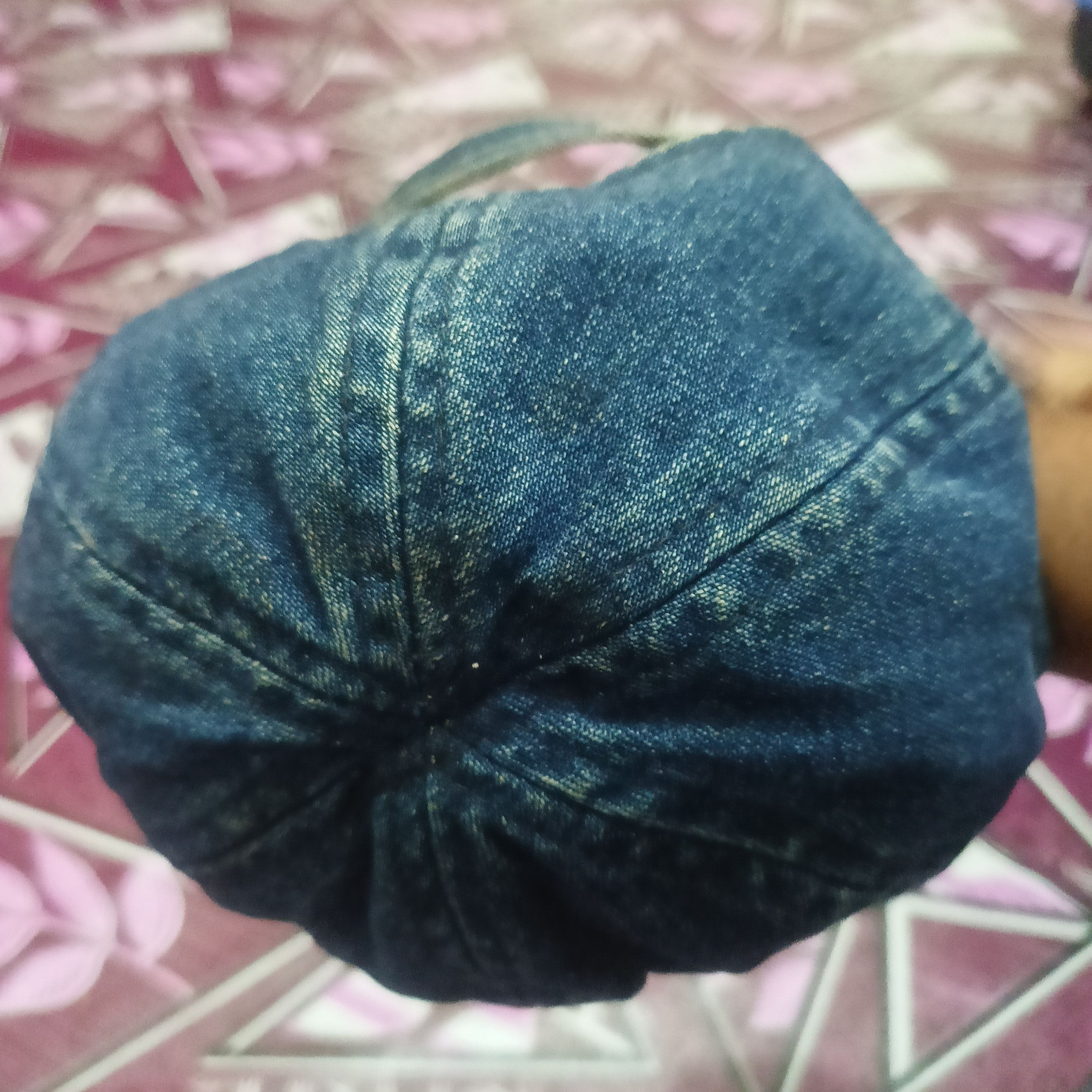 Japanese Brand × Vintage Japanese cap V.I.P. Style denim rare design distressed cap Size ONE SIZE - 12 Thumbnail