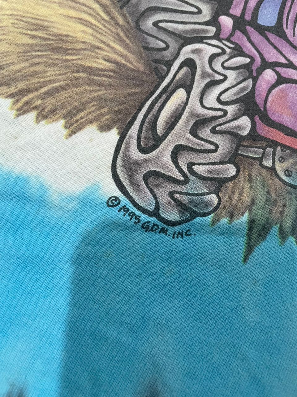 Grateful Dead × Liquid Blue × Vintage Grateful Dead 1995 Chris Pinkerton Highgate Destroy Tee Size US XL / EU 56 / 4 - 24 Thumbnail