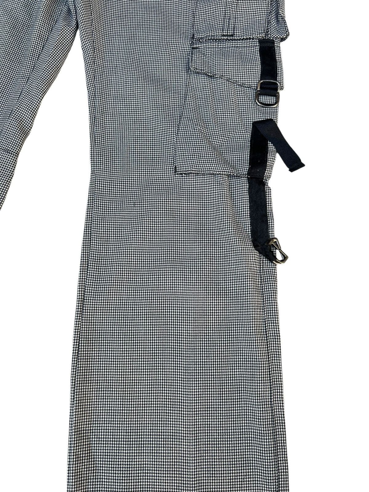 Nicole Club Nicole Hideaways Japan Houndstooth Cargo Flare Trouser Pant Size US 30 / EU 46 - 11 Thumbnail