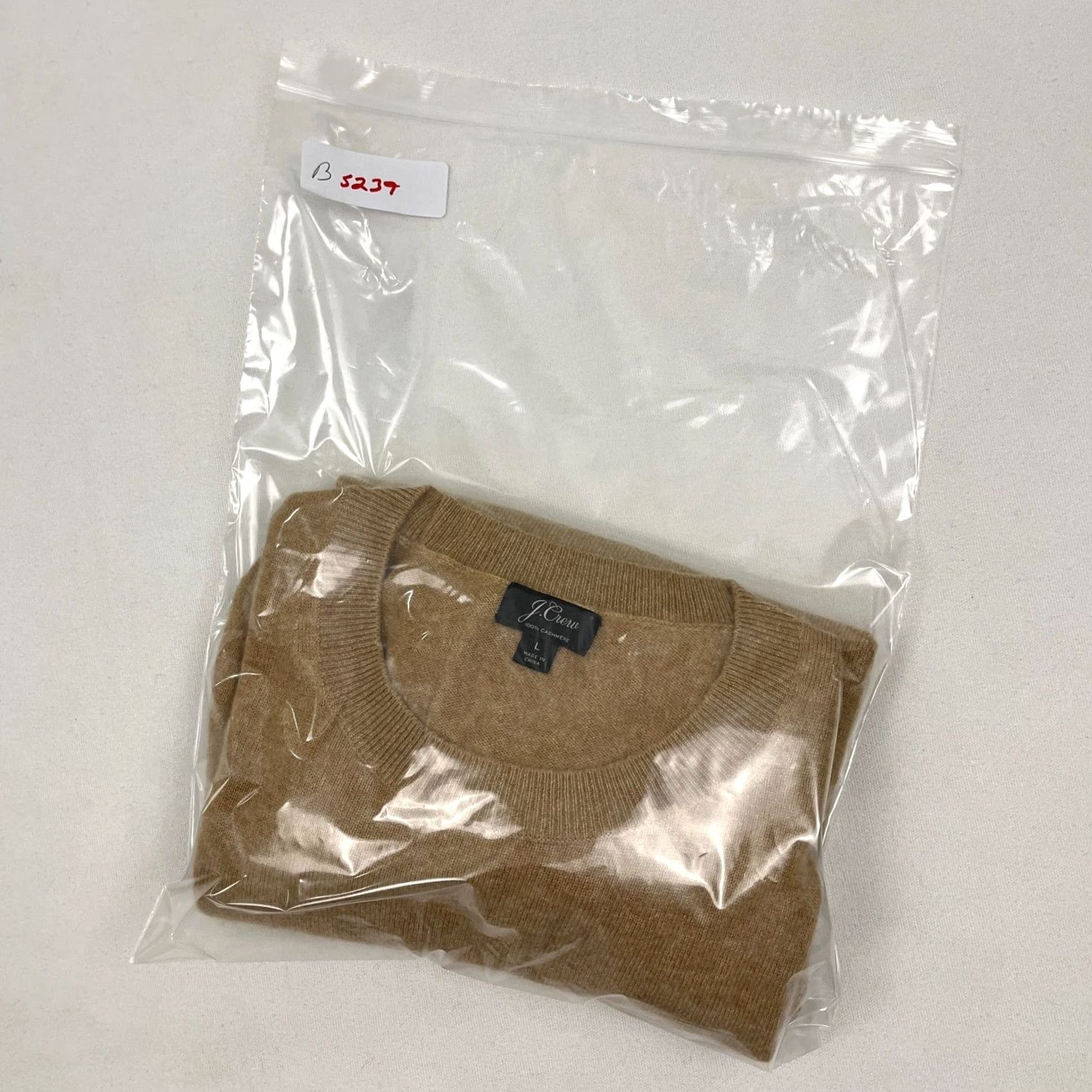 J.Crew J.CREW Cashmere Sweater Women L Brown Crew Pullover Old Money Quiet Luxury K1313 Size L / US 10 / IT 46 - 8 Thumbnail