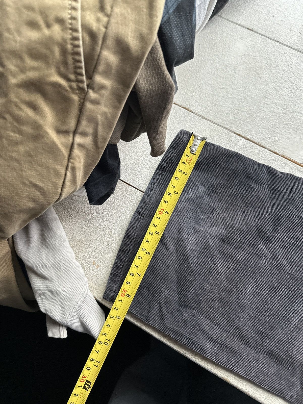 Giorgio Armani VNTG🚨90s Armani Jeans CORDUROY FADED BLACK Mens Pants Size US 32 / EU 48 - 16 Thumbnail