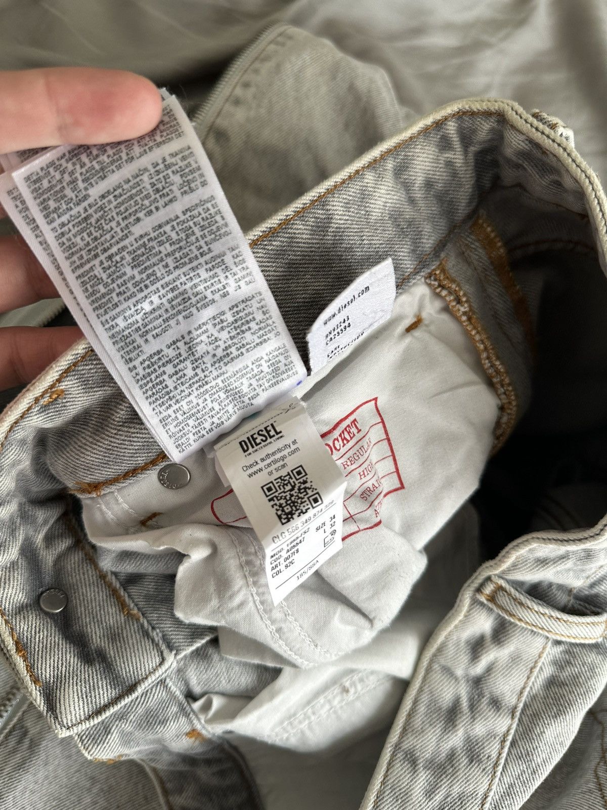 Diesel Diesel Side Double Zipper Jeans Size US 34 / EU 50 - 13 Thumbnail