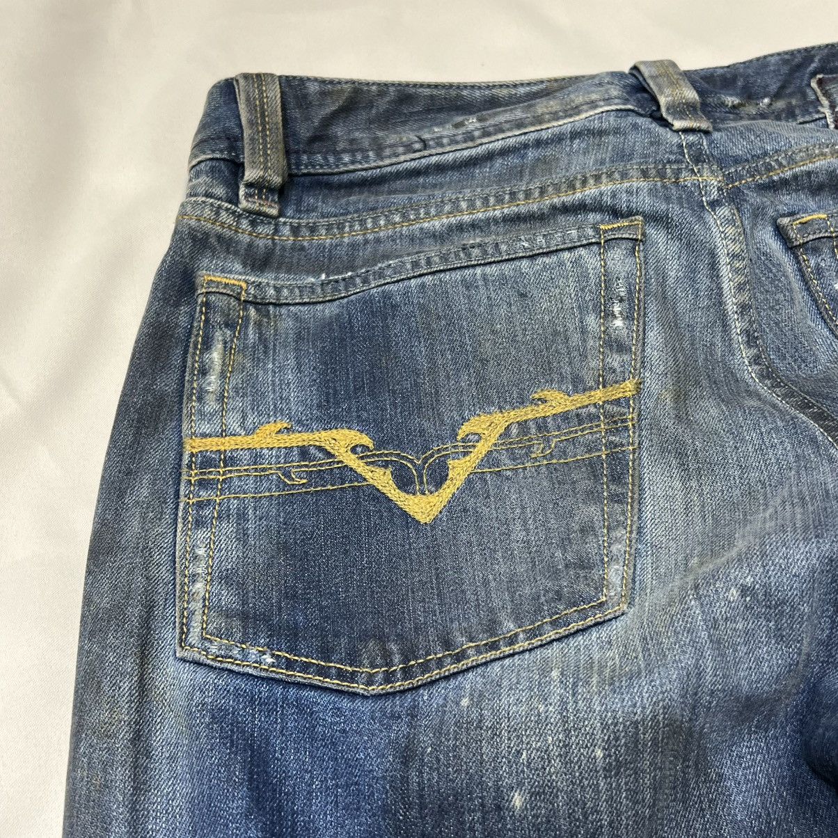 Diesel 00s Diesel Levan Straight Leg Dirty Wash Jeans Size US 30 / EU 46 - 14 Thumbnail