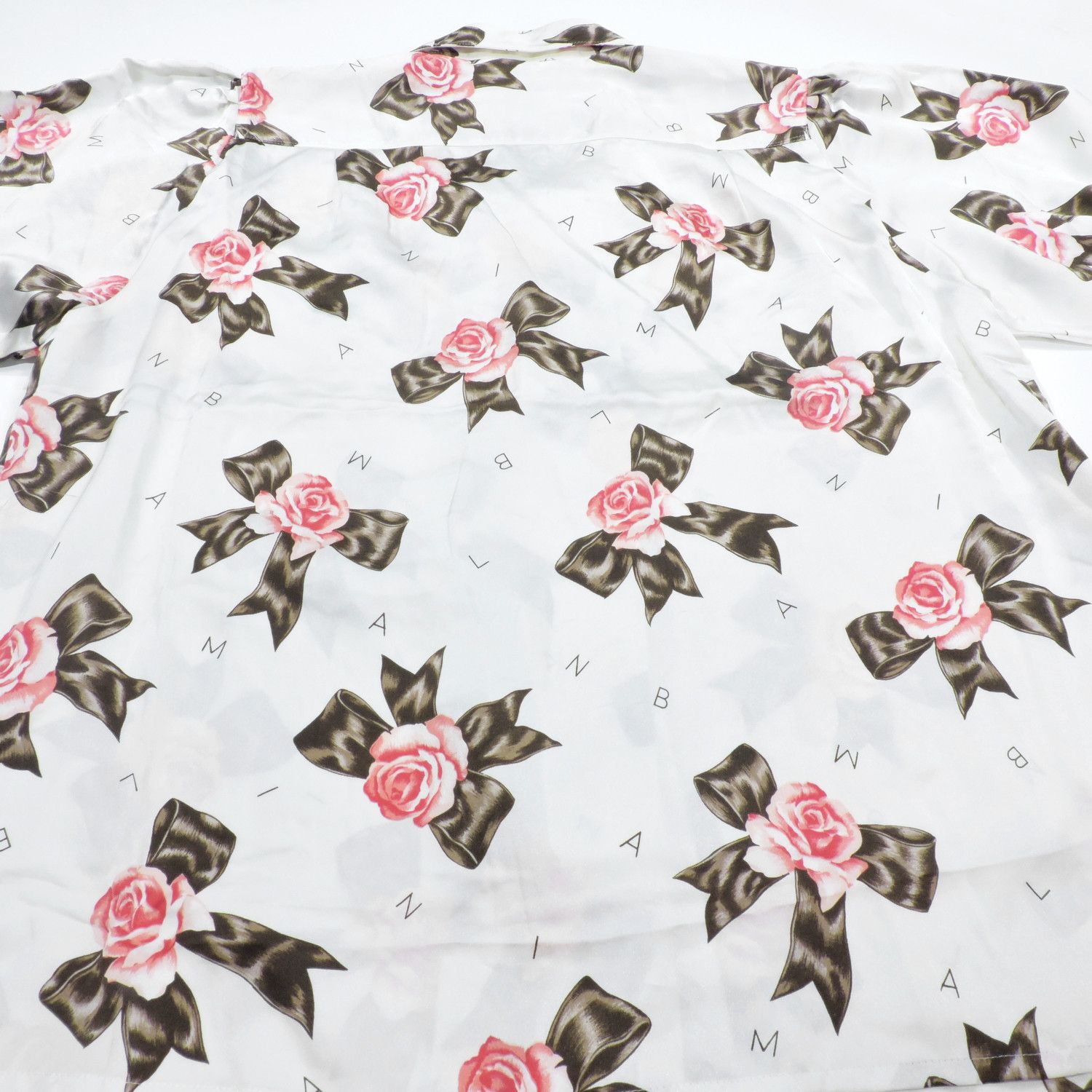 Balmain PIERRE BALMAIN FLOWER RIBBON MONOGRAM LONG SLEEVE SHIRT Size M / US 6-8 / IT 42-44 - 12 Thumbnail