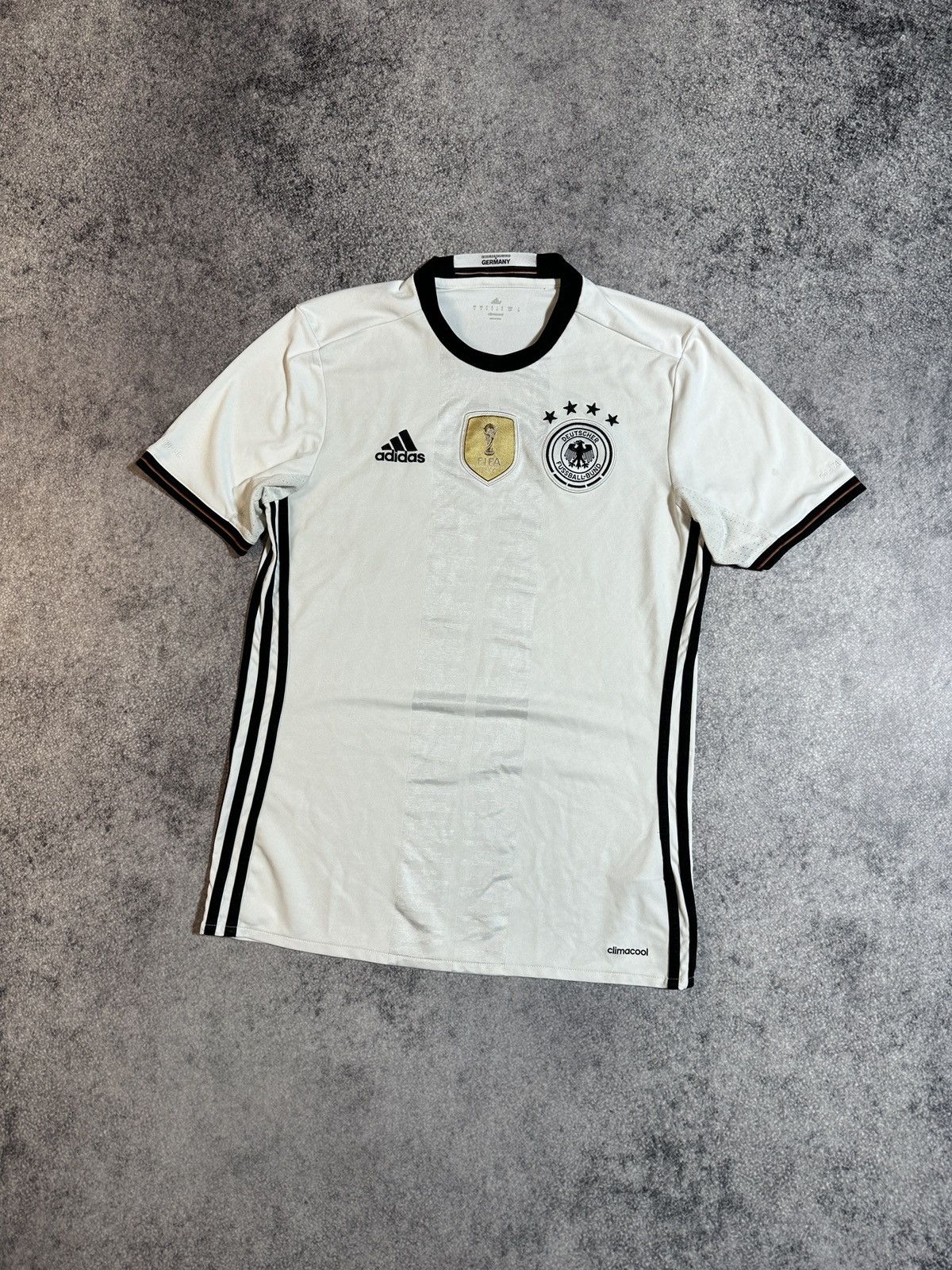 Adidas Adidas Germany 15/16 Jersey Blokecore Rare Style Casual S Size US S / EU 44-46 / 1 - 2 Thumbnail