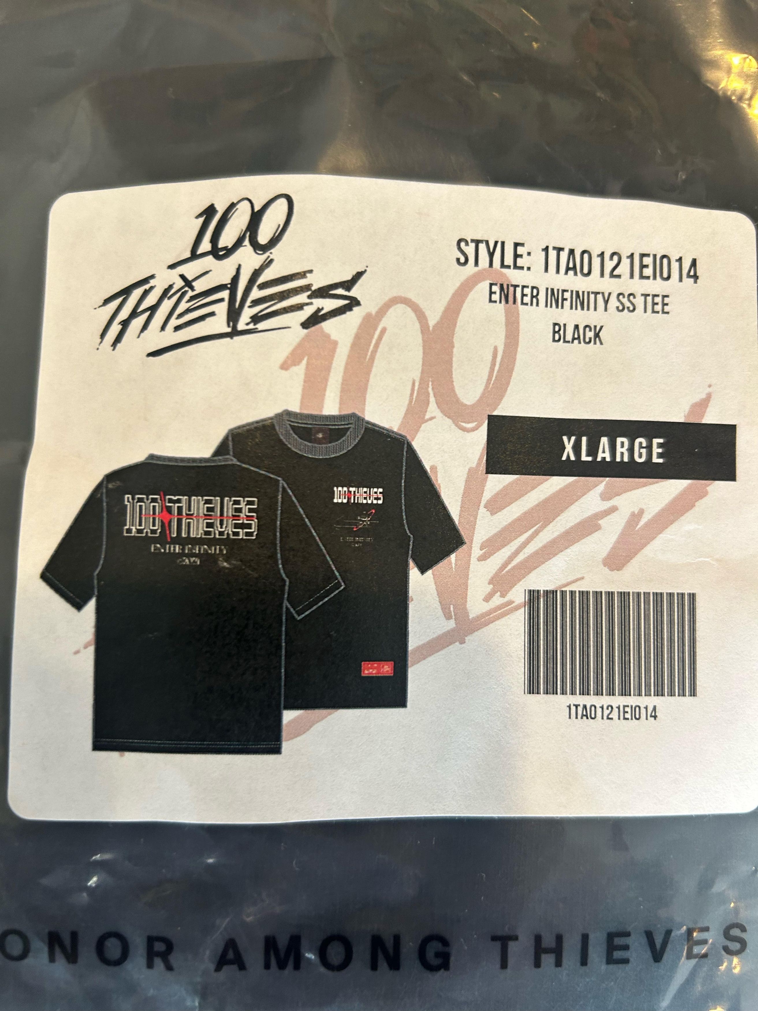 100 Thieves 100 Thieves Enter Infinity XL T-Shirt Size US XL / EU 56 / 4 - 2 Thumbnail