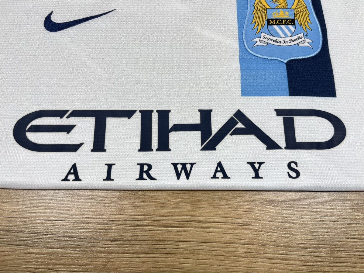 Nike Nike Manchester City 2013-14 Away Jersey Shirt White Etihad Size US M / EU 48-50 / 2 - 15 Thumbnail