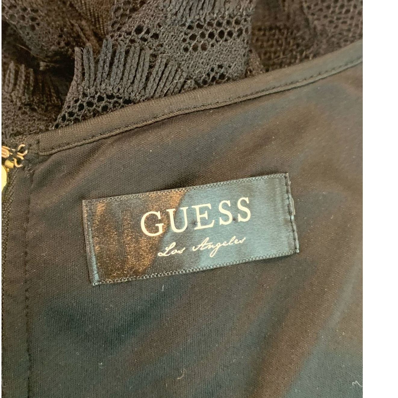 Guess Guess black frayed cocktail mini dress size Small Size S / US 4 / IT 40 - 4 Thumbnail