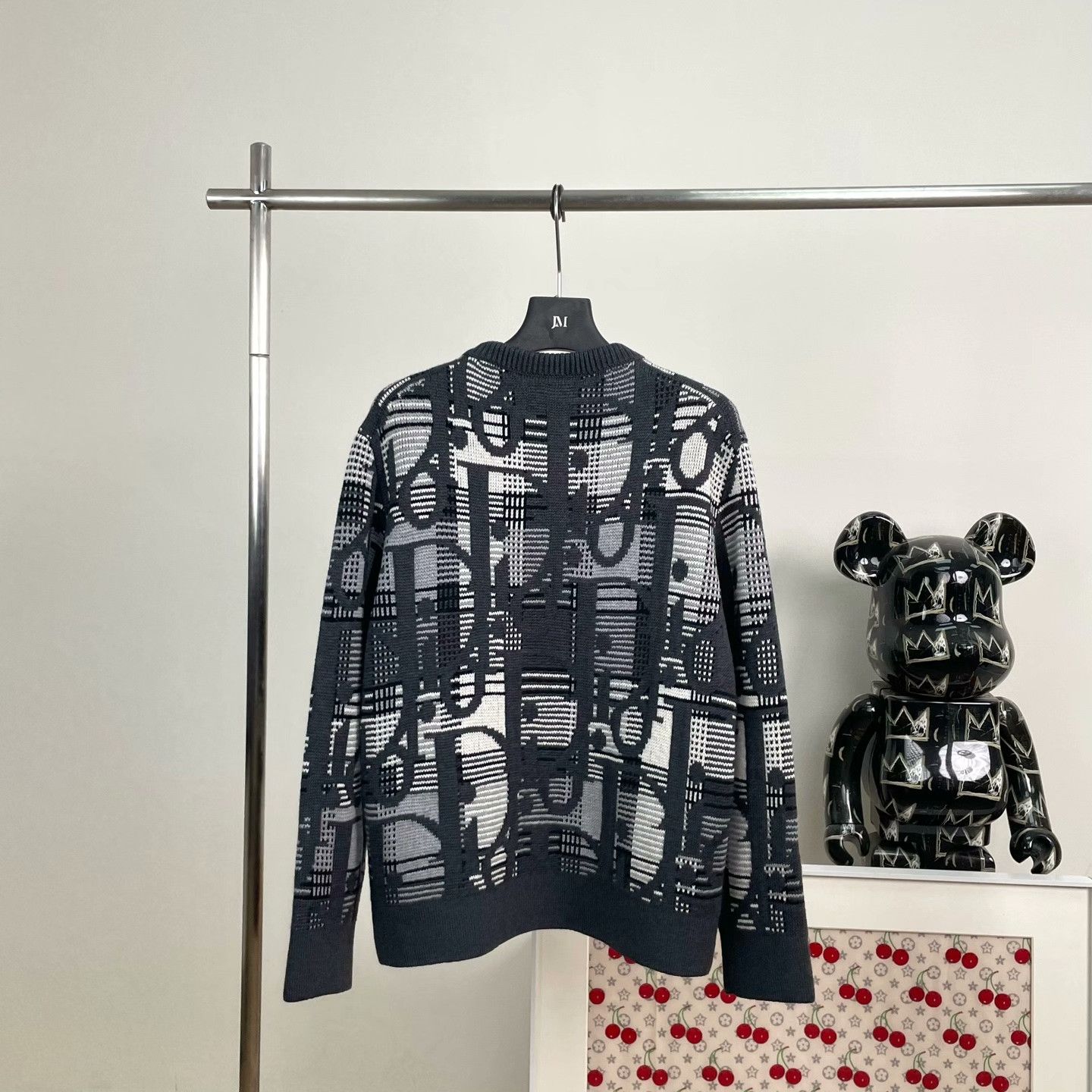 Dior Dior Wool Printed Sweater m Men Size US M / EU 48-50 / 2 - 1 Thumbnail
