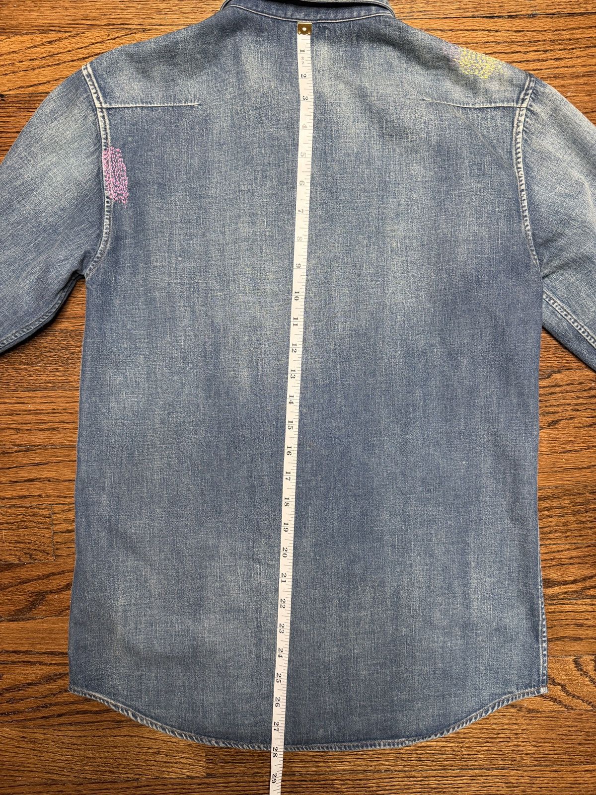 Dior Dior Stitch-Work Embroidery Denim Button Up- Hedi Slimane Size US S / EU 44-46 / 1 - 17 Thumbnail