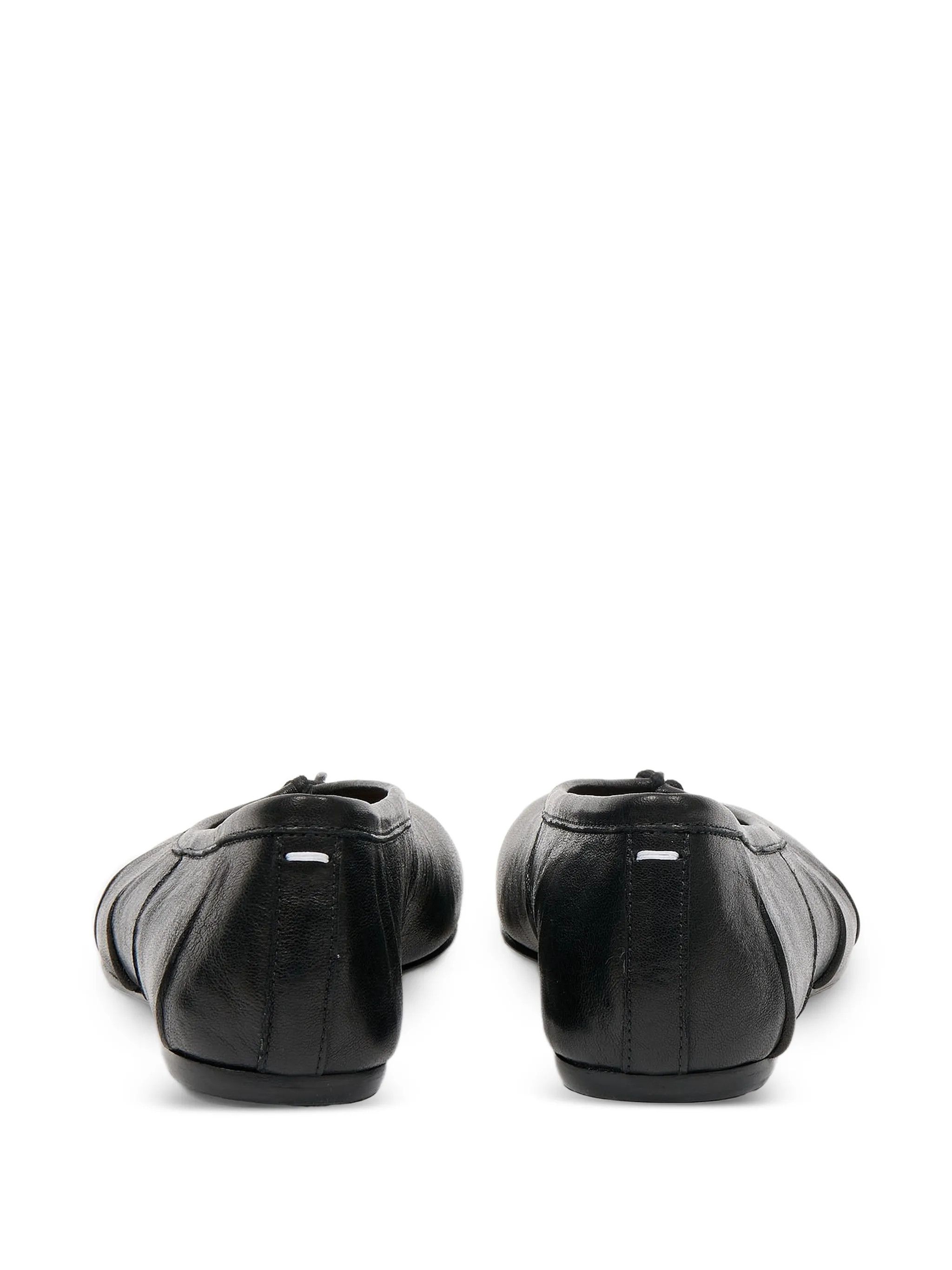 Maison Margiela o1bcso1str0226 Tabi Ballerina Flats in Black Size US 8 / IT 38 - 3 Thumbnail