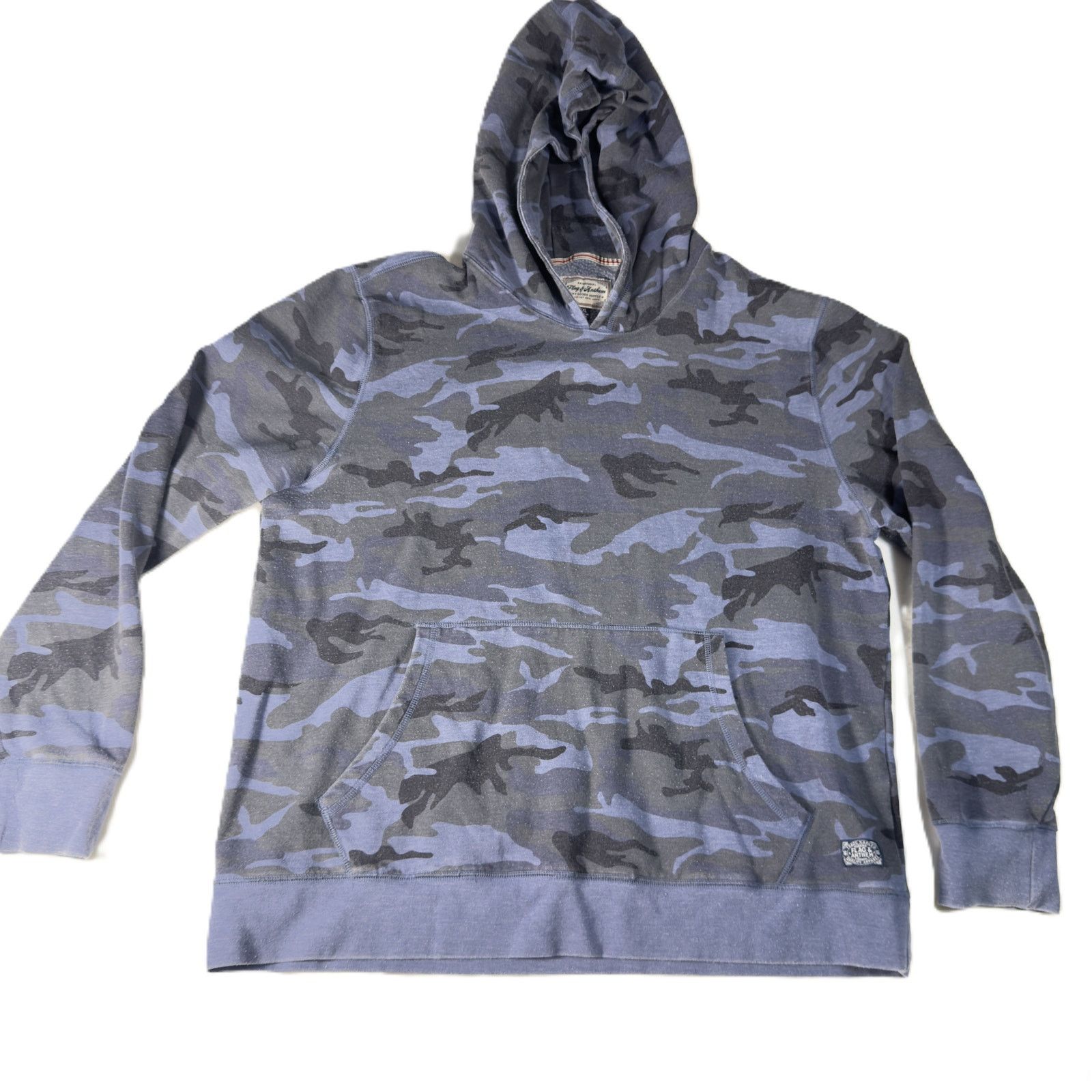 Flag & Anthem Flag & Anthem Camo Hoodie Men’s XXL Blue Gray Camouflage Size US XXL / EU 58 / 5 - 2 Thumbnail