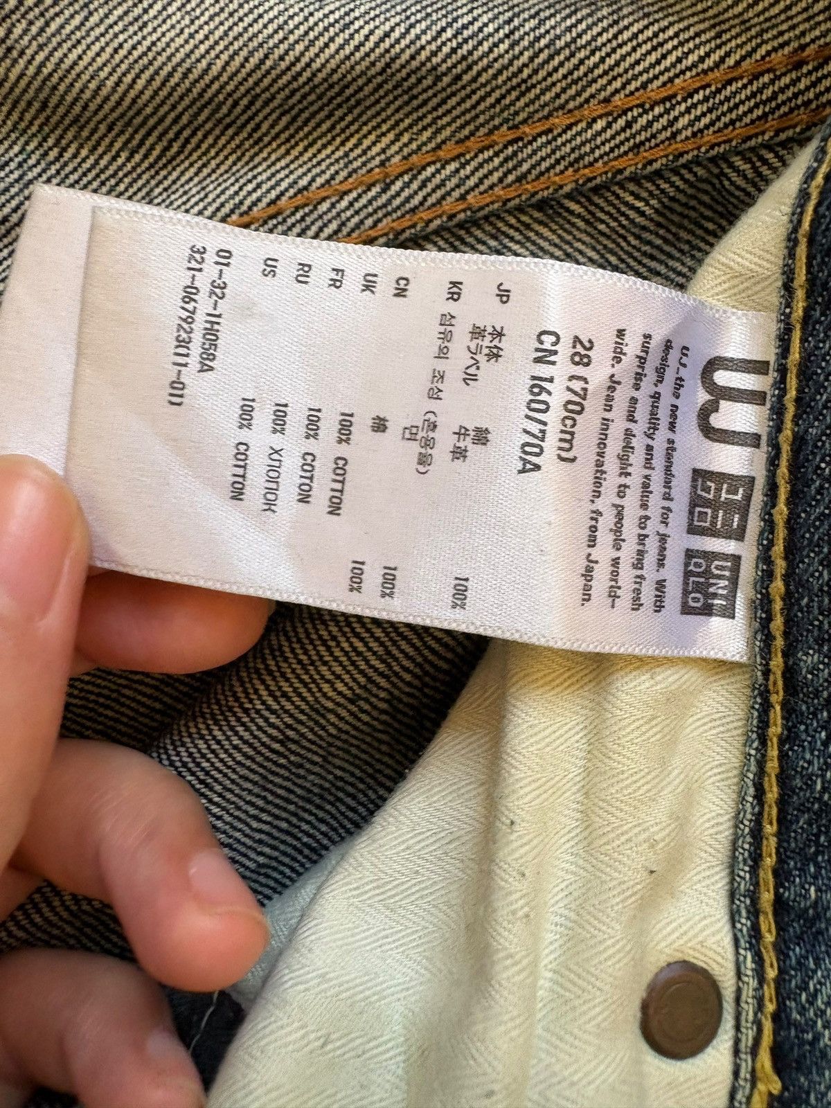 Uniqlo Vintage Uniqlo Selvedge Rusty Mud Wash Ripped Jeans Size US 28 / EU 44 - 11 Thumbnail