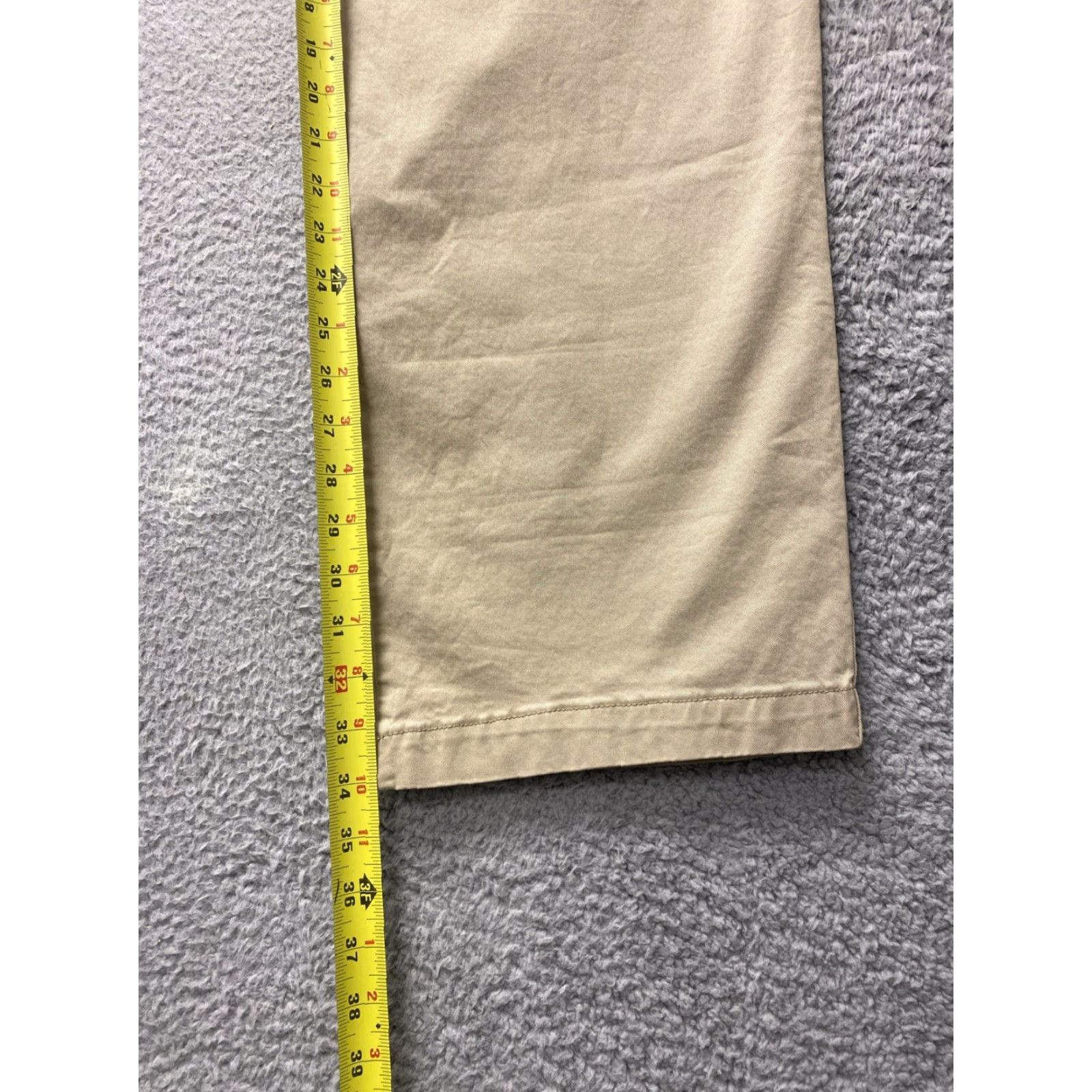 Gap VINTAGE Gap Chino Pants Men 42 X 34 Khaki Cotton Canvas 5-Pocket Wide-Leg Relaxed Regular Size US 42 / EU 58 - 6 Thumbnail