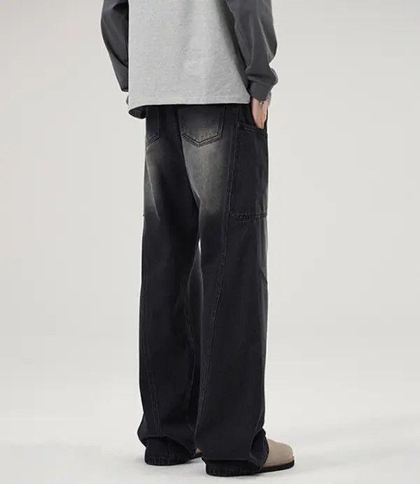 Japanese Brand Kurumi x Shii Men's retro multi-pocket cleanfit cargo jeans Size US 32 / EU 48 - 5 Thumbnail