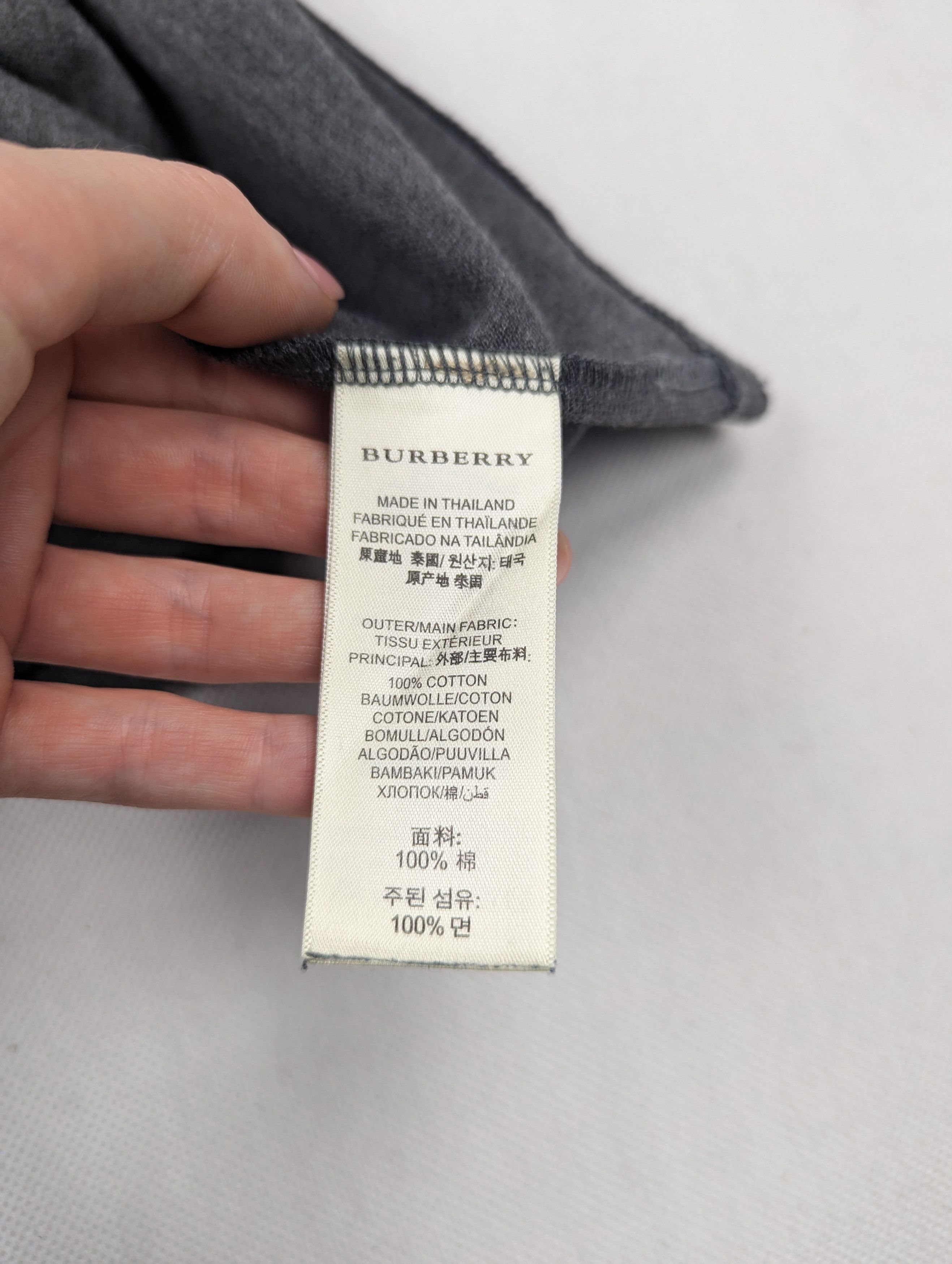 Burberry Burberry grey polo shirt XXXL nova check Size US XXL / EU 58 / 5 - 4 Thumbnail