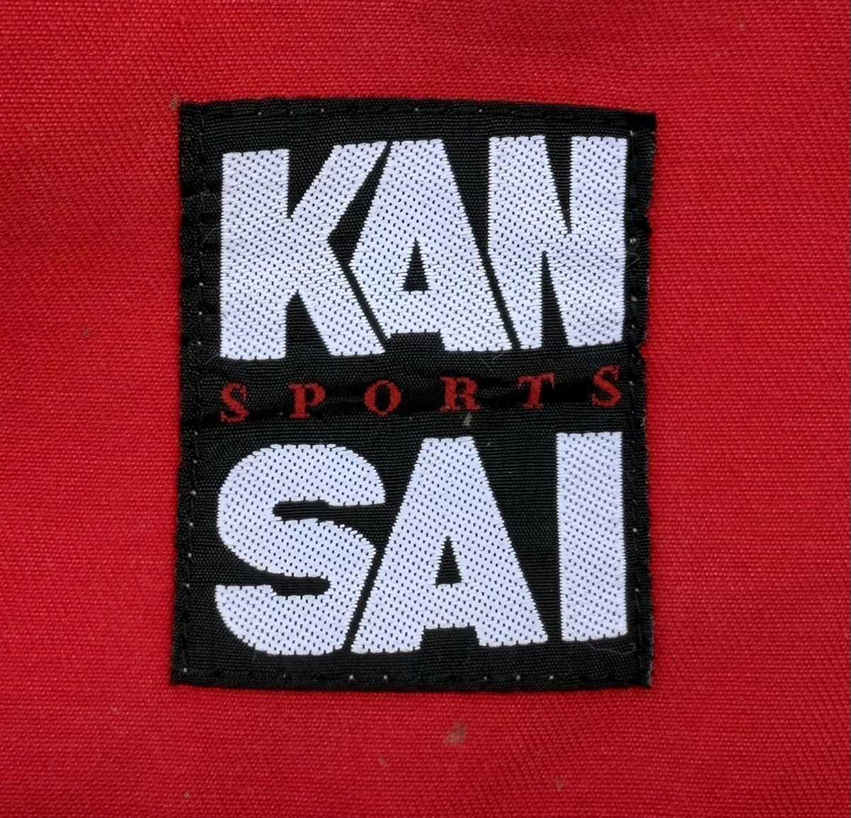 Vintage 🔥VTG Kansai Sports Embroidery Red Denim Trucker Jacket 1997 Size US M / EU 48-50 / 2 - 19 Thumbnail