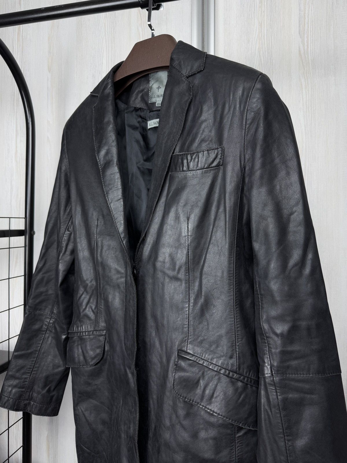 Allsaints Allsaints vintage first collections made in UK leather coat Size XS / US 0-2 / IT 36-38 - 4 Thumbnail