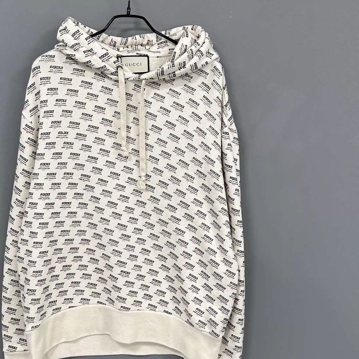 Gucci GUCCI All Over Print Hooded Jacket 95new 40 Stained Size S / US 4 / IT 40 - 1 Thumbnail