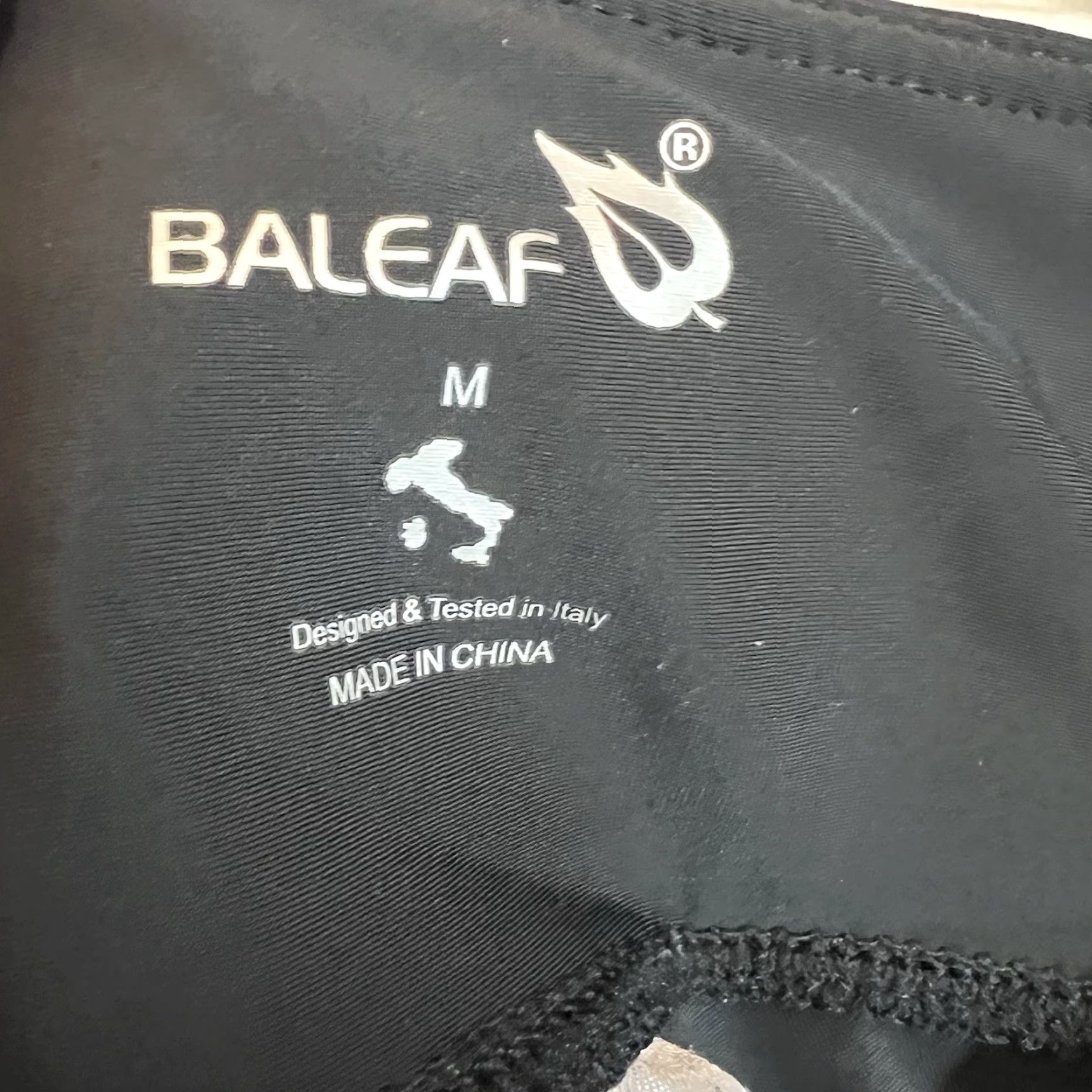 Vintage BALEAF Womens Cycling Thermal Leggings Pants Size M Padded Black Athletic Compression 26X22 Size 32" / US 10 / IT 46 - 5 Thumbnail