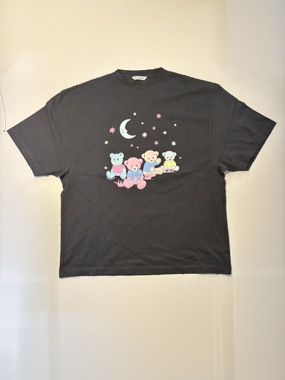 BALENCIAGA クマ LOVE BEAR Tシャツ ブラック Balenciaga Black Love Bear XL T-Shirt Balenciaga