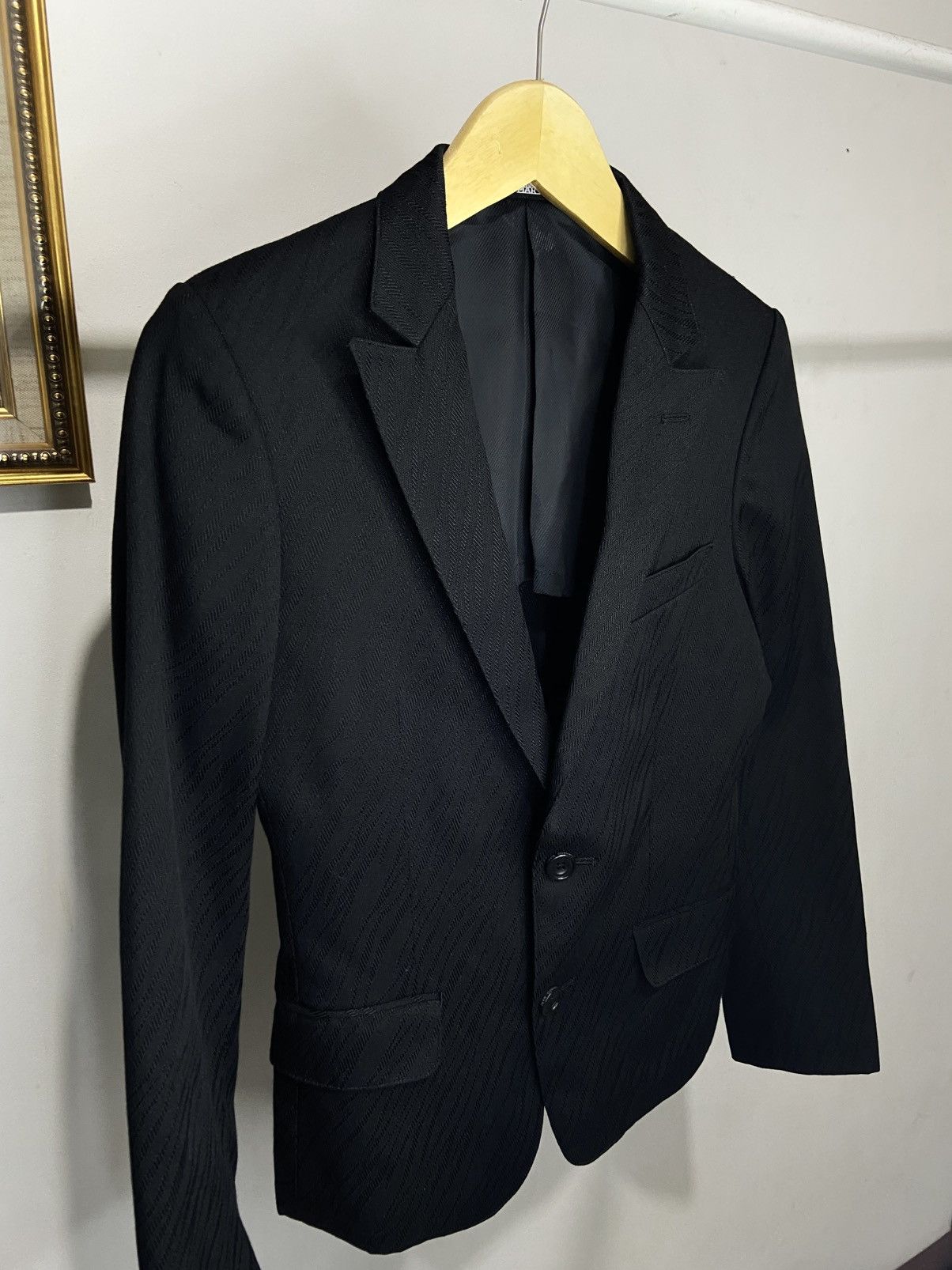 Tornado Mart 🔥 RARE 🔥Tornado Mart Japan Pattern Single Breasted Blazer Size 38S - 6 Thumbnail