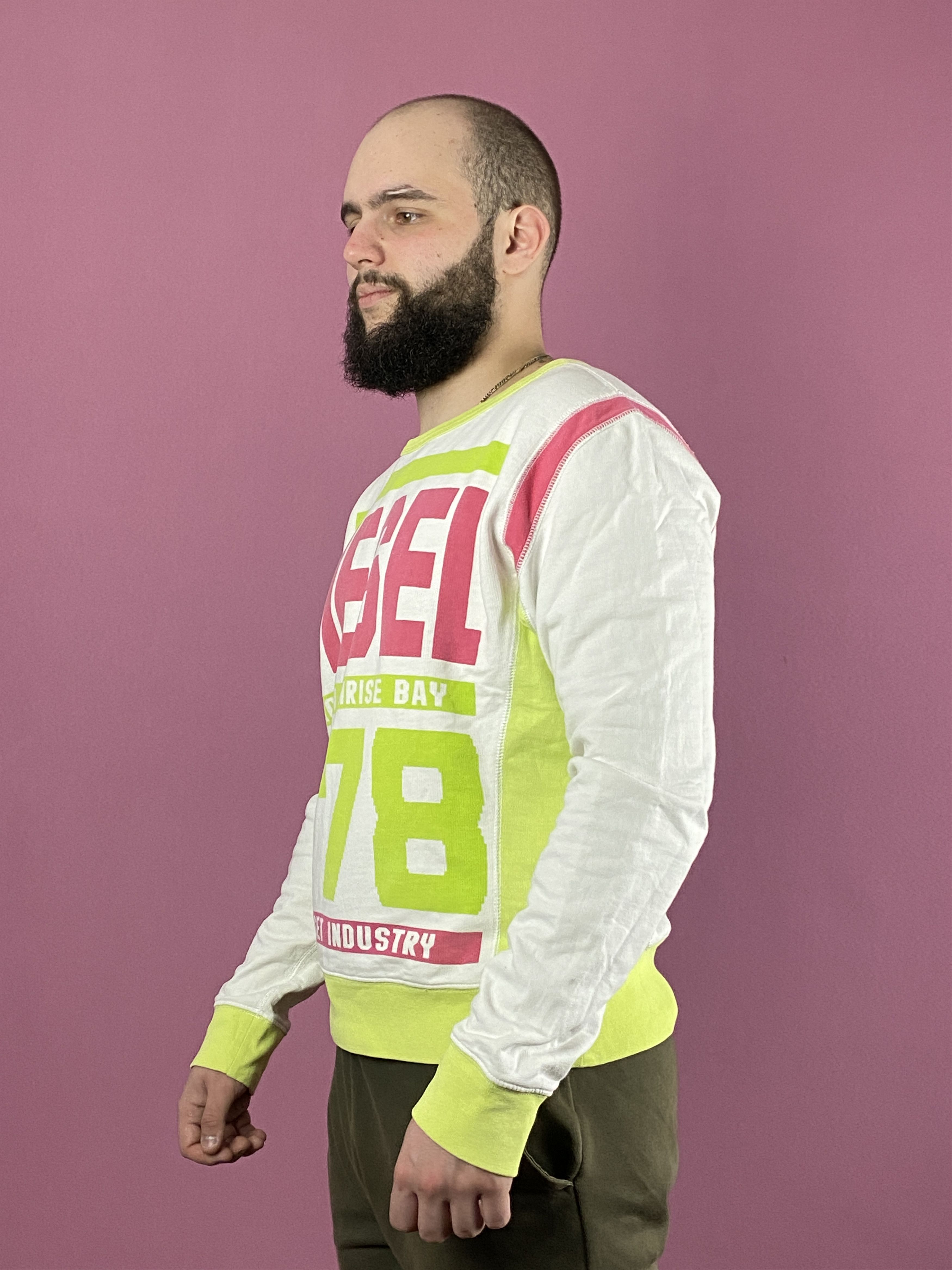 Diesel × Vintage Diesel Vintage Men's Big Logo Sweatshirt - L Size US L / EU 52-54 / 3 - 1 Thumbnail