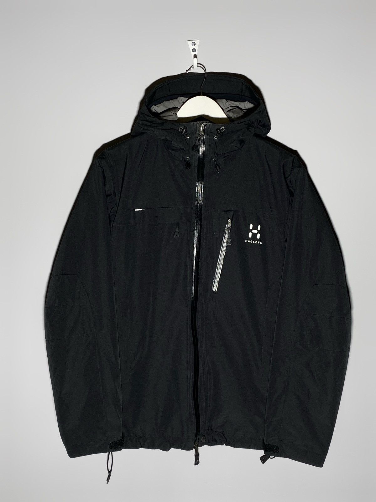 image of Haglofs Windstopper Gore Filling Women’S Jacket in Black, Women's (Size Medium)