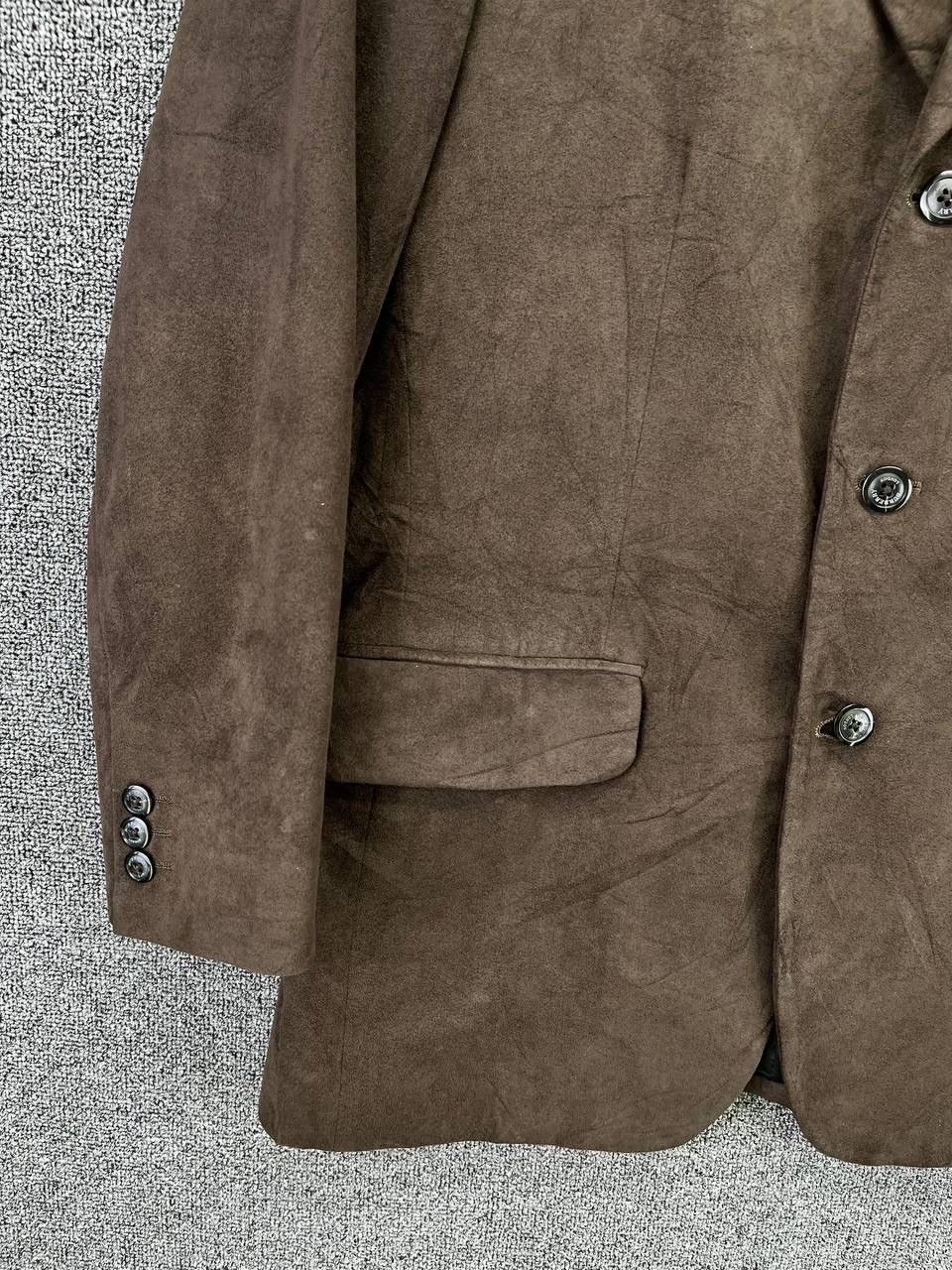 Burberry Vintage Burberry London Leather Blazers Coat Jacket Size US M / EU 48-50 / 2 - 15 Thumbnail