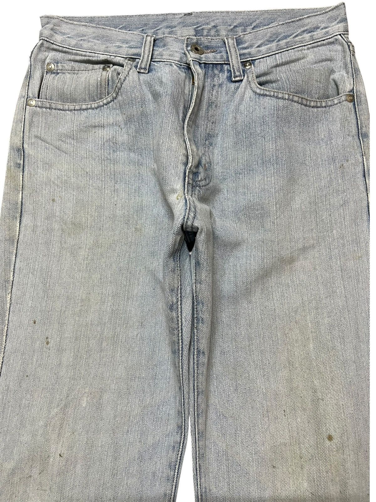 Uniqlo Vintage Uniqlo Flare Faded Distressed Denim Size US 29 - 2 Thumbnail
