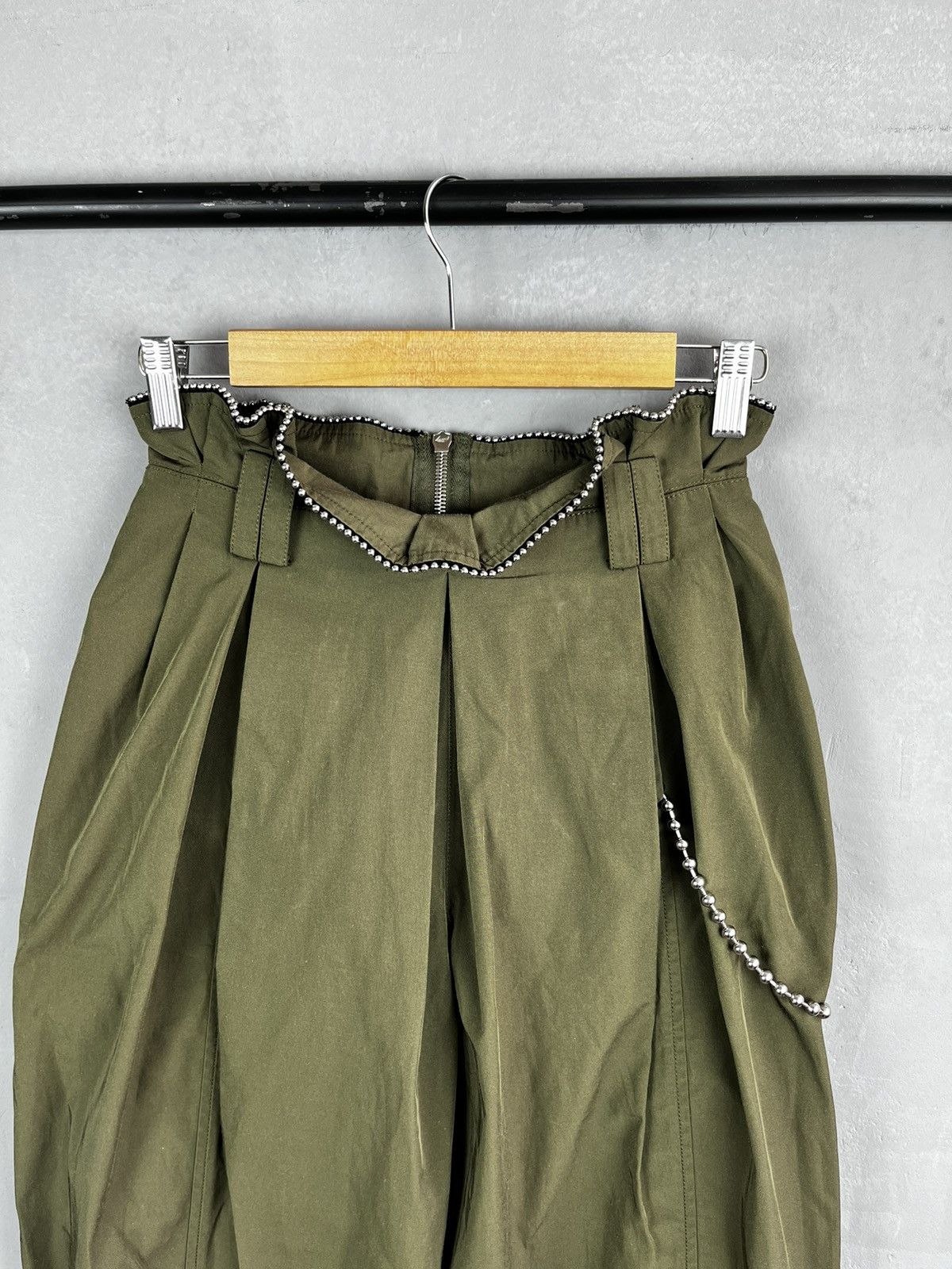 Alexander Wang × Other ALEXANDER WANG High Waisted Army Pants With Ballchain Size 26" / US 2 / IT 38 - 17 Thumbnail