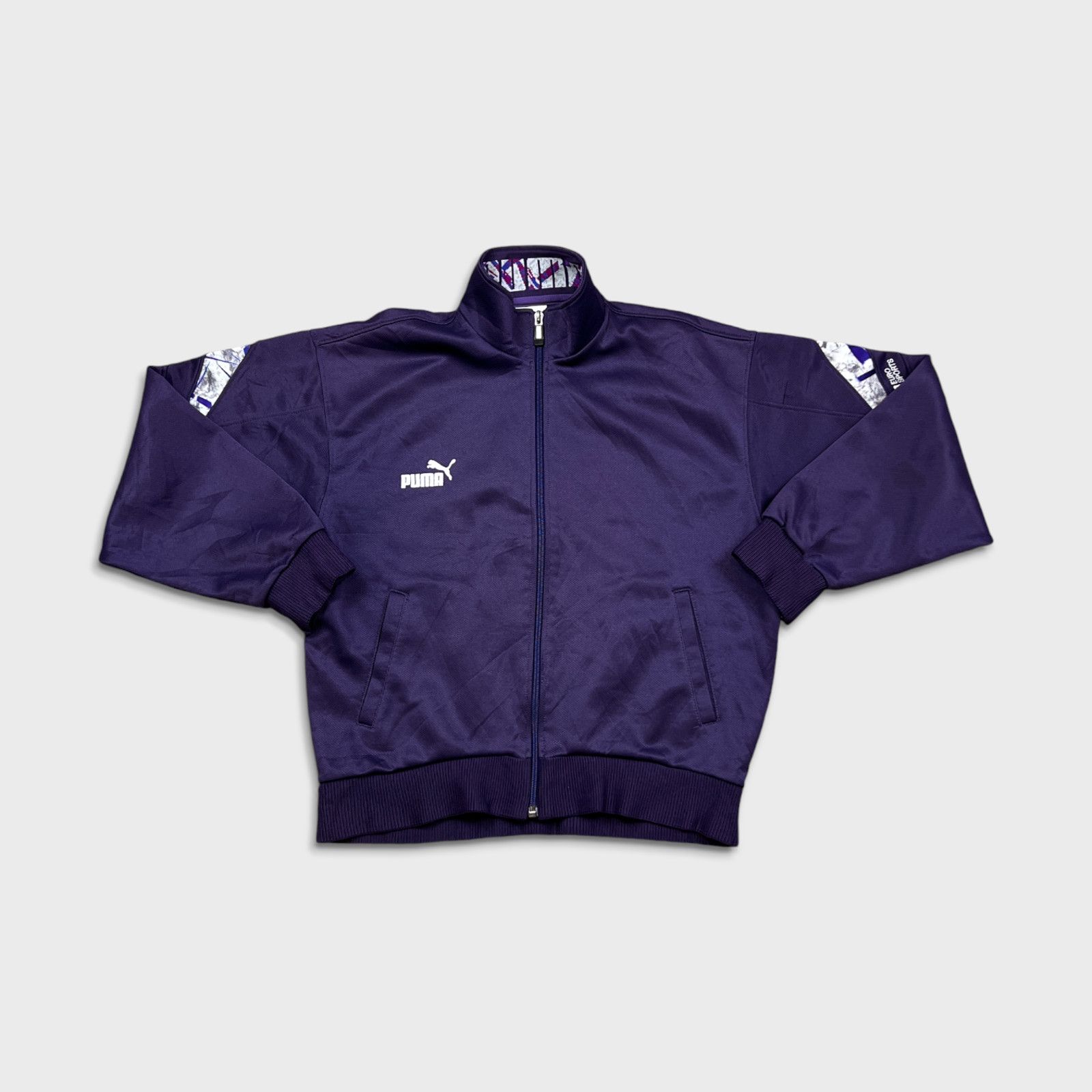 Puma × Vintage Vintage Puma Track Jacket Hit Union Zip 90s Tracksuit Top Size US S / EU 44-46 / 1 - 1 Thumbnail
