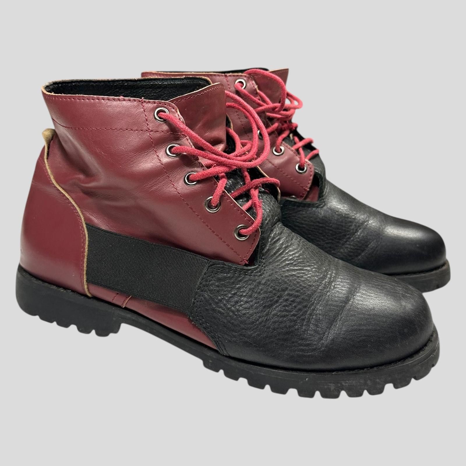 Comme des Garcons CDG Homme Plus FW10 Vibram Leather Bi-colour Boots - UK7/7.5 Size US 8 / EU 41 - 1 Thumbnail