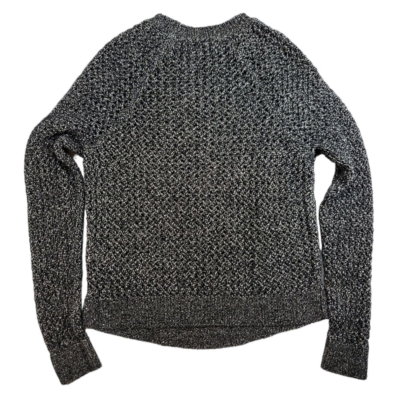 Lucky Brand Lucky Brand | Sparkly Black & White Open Weave Sweater | Med Size M / US 6-8 / IT 42-44 - 6 Thumbnail