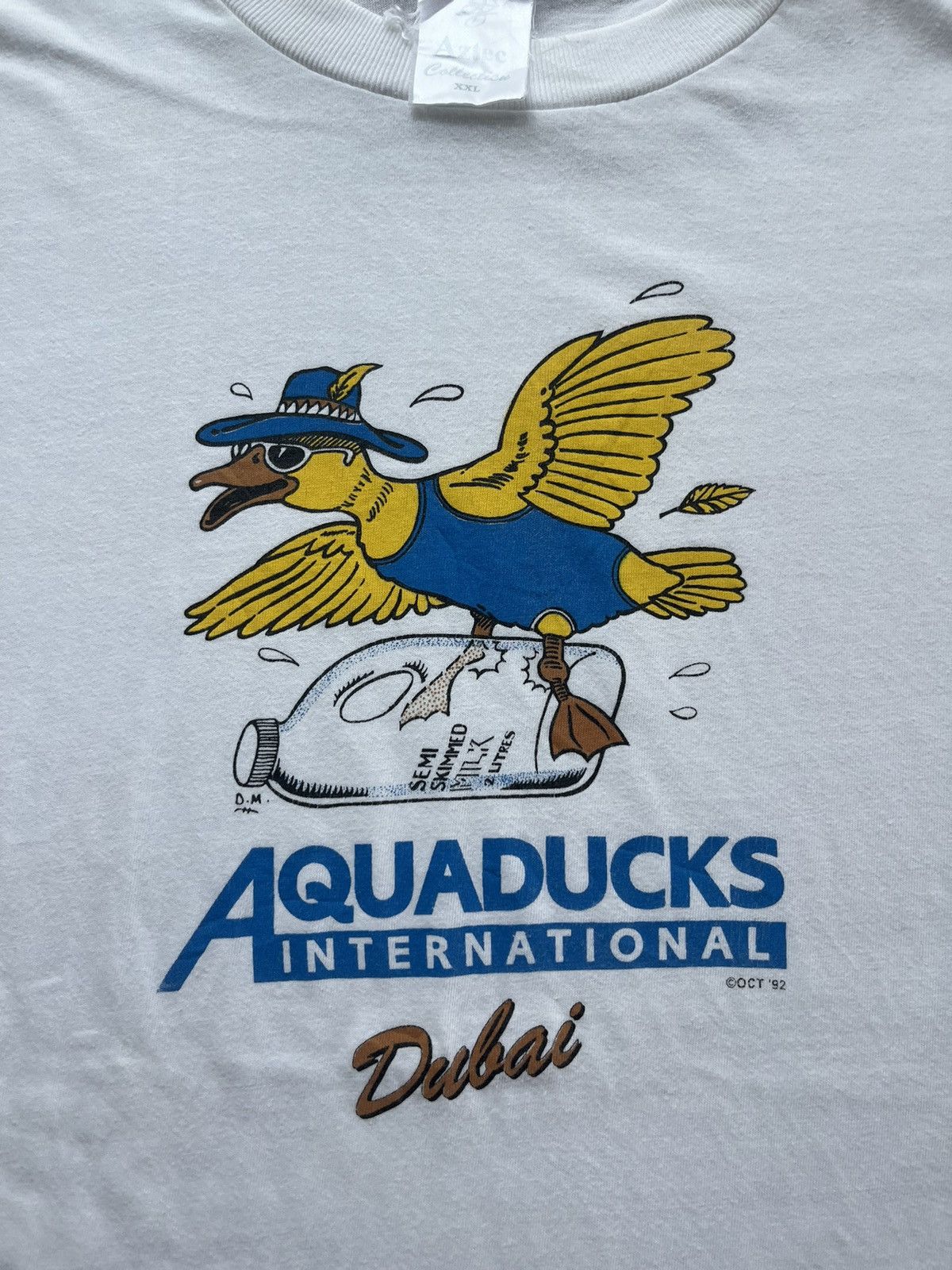 Vintage Vintage AQUADUCKS INTERNATIONAL 1992’s company Tshirt Size US XXL / EU 58 / 5 - 5 Thumbnail