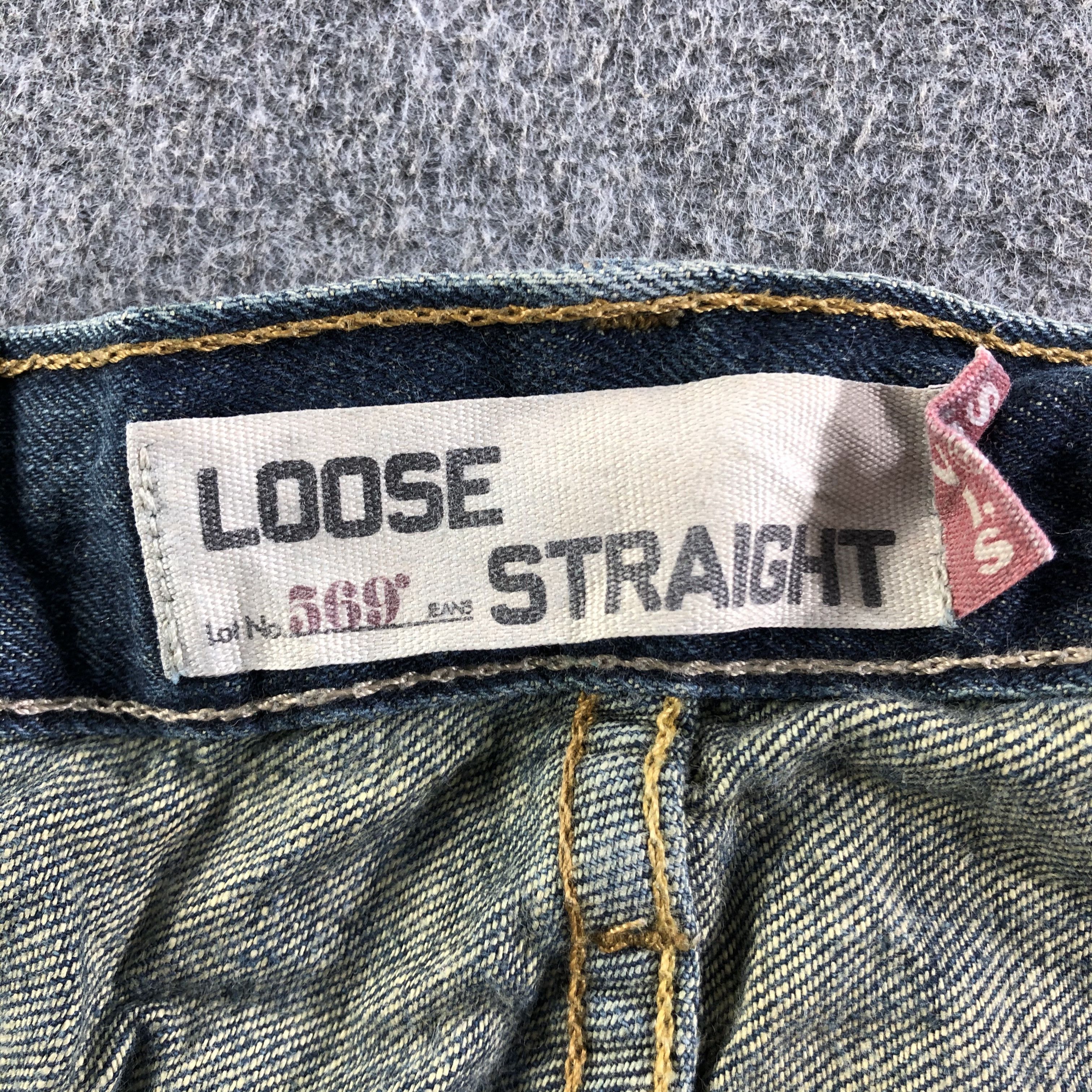 Levi's Vintage Blue Wash Levis 569 Jeans-J3180 Size US 39 - 10 Thumbnail