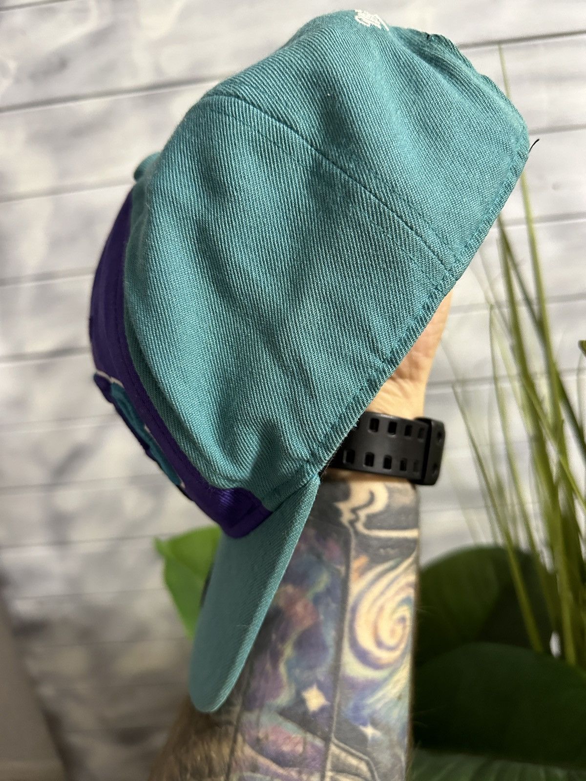 NBA Rare Vintage Cap Charlotte Hornets NBA 100% Wool Size ONE SIZE - 5 Thumbnail