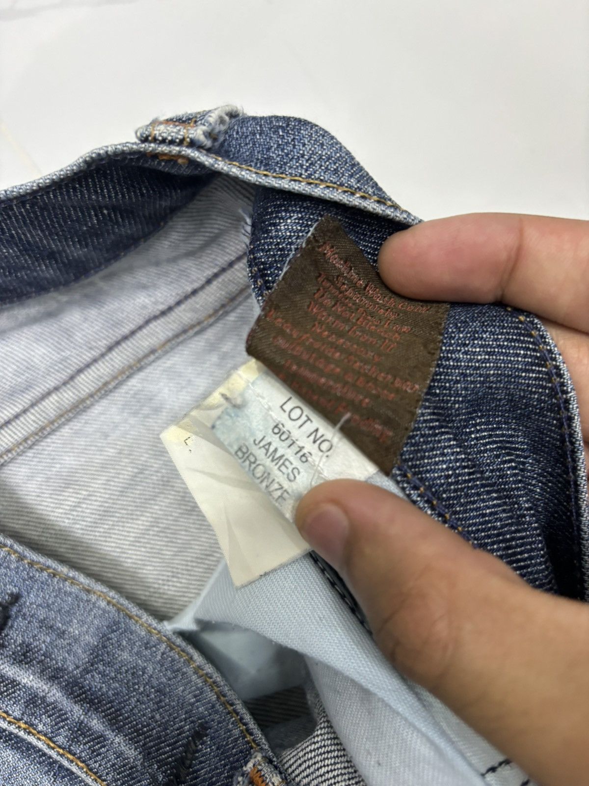 Japanese Brand VINTAGE JAMES CURED BY SEWN BOOTCUT JEANS Size US 31 - 9 Thumbnail