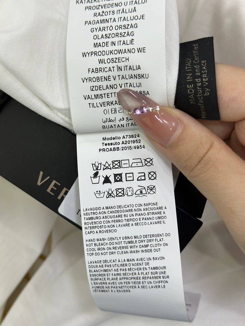 Other Versace 男士圆领白色人像刺绣短袖T恤 Size US XL / EU 56 / 4 - 8 Thumbnail