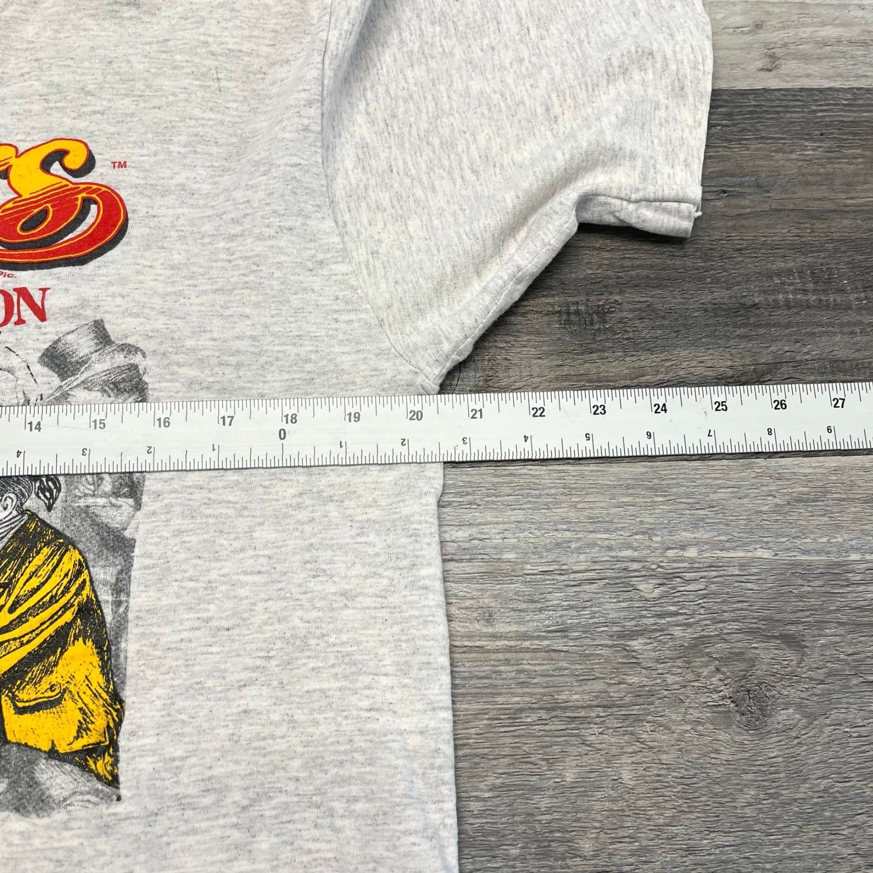 Vintage VINTAGE Boston Cheers T-Shirt Gray Mens L Graphic Single Stitch Tee USA Shirt Size US L / EU 52-54 / 3 - 6 Thumbnail