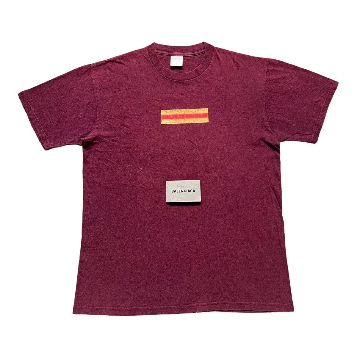 Supreme burgundy box logo tee online