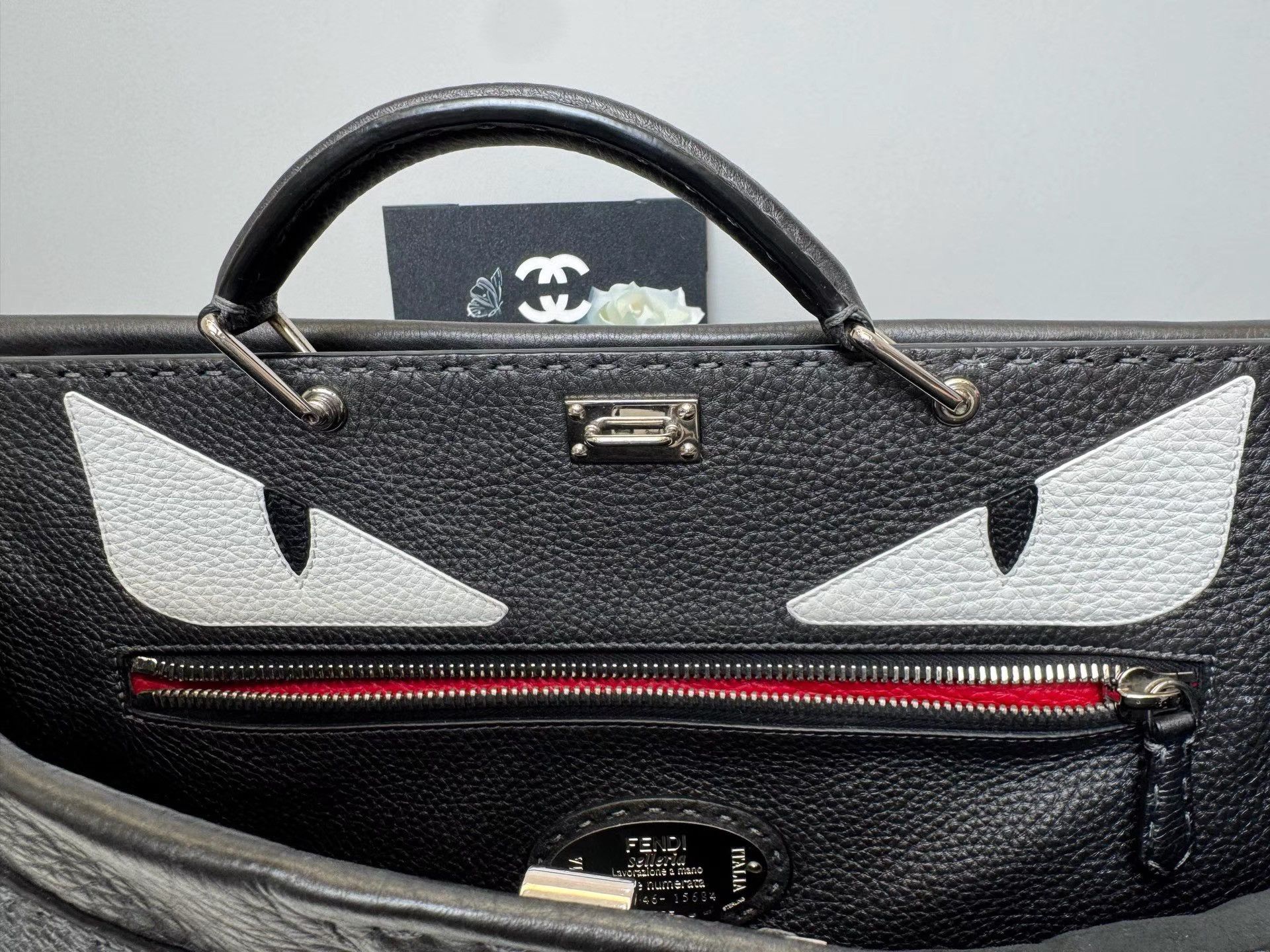 Fendi Fendi Peekaboo Monster 0150 Series Briefcase K36 Size ONE SIZE - 7 Thumbnail