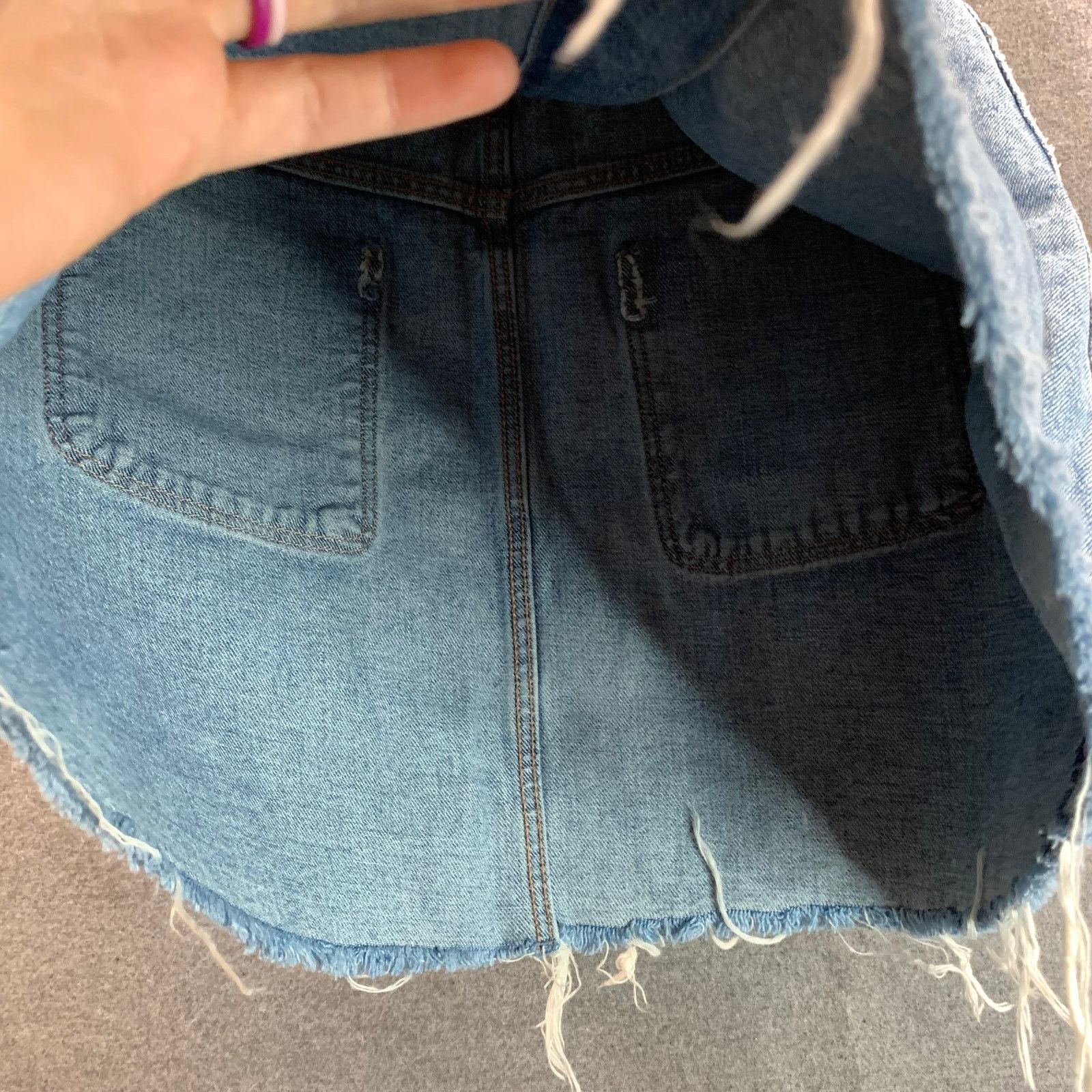 Zara ZARA Trafaluc Jeans Skirt Women Medium Denim Blue Size 28" / US 6 / IT 42 - 7 Thumbnail