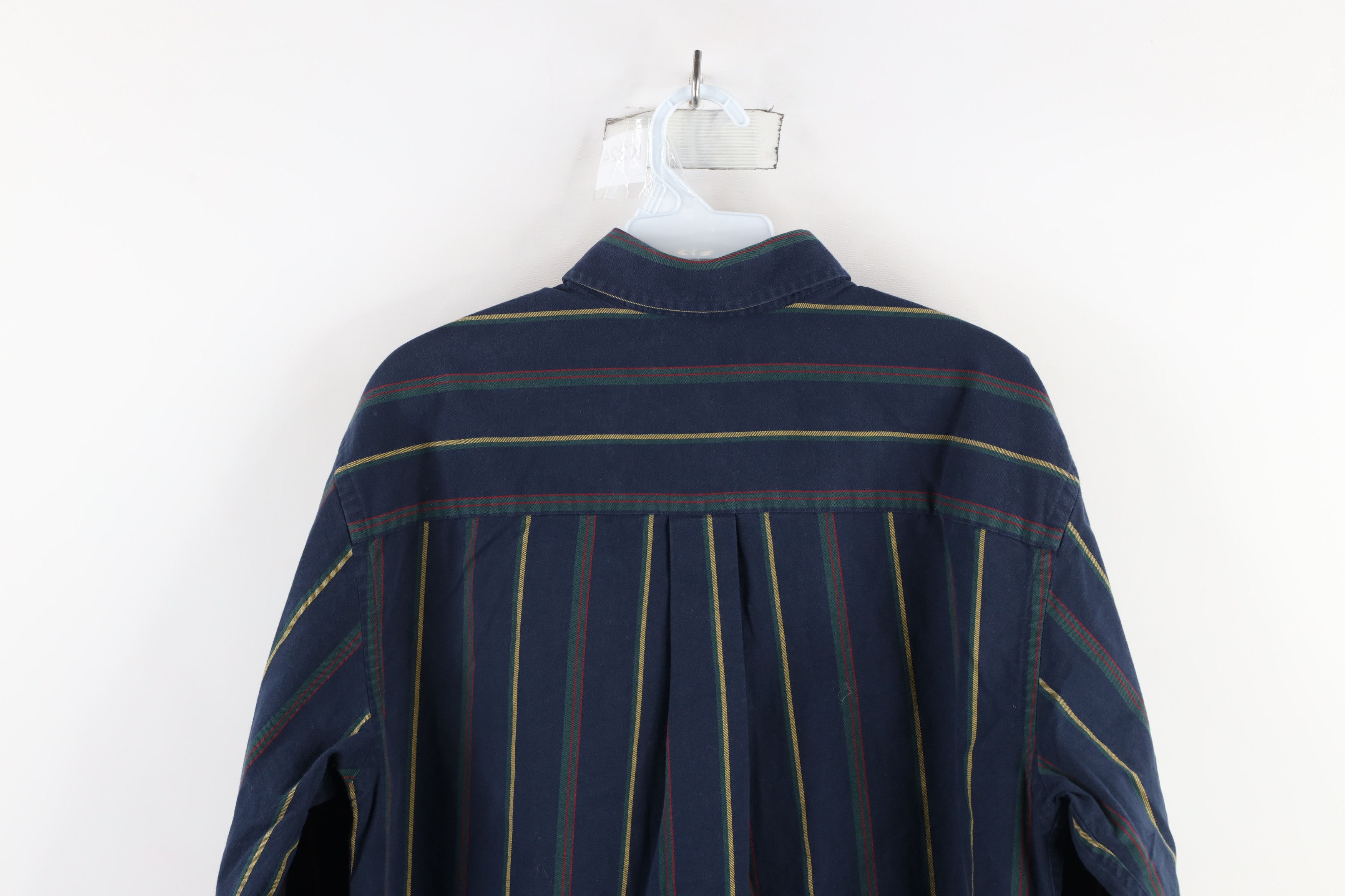 Vintage Vintage 90s Streetwear Striped Collared Button Down Shirt Size US S / EU 44-46 / 1 - 9 Thumbnail