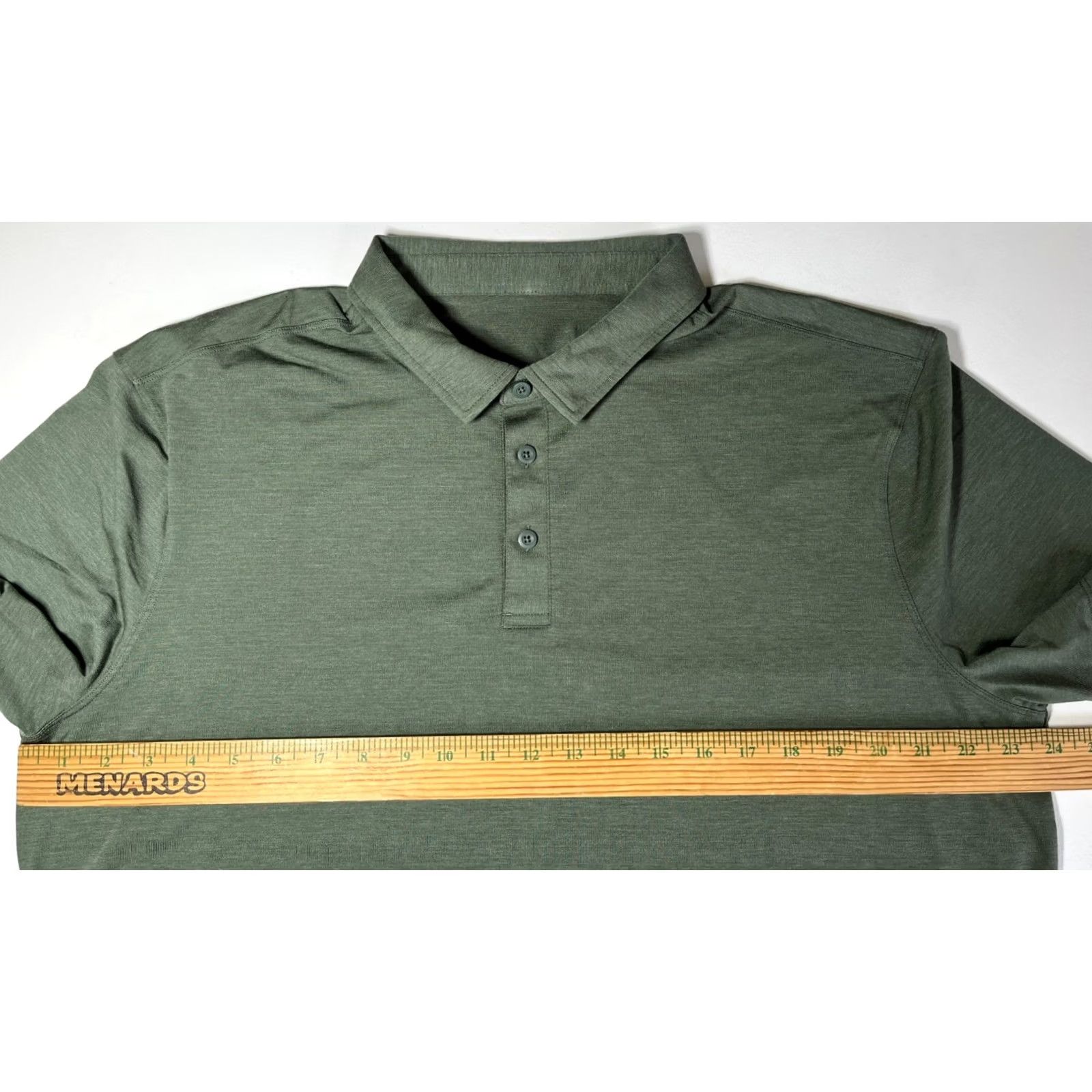 Lululemon Lululemon Polo Shirt Men Green XXL Polo Shirt Men Green XXL Size US XXL / EU 58 / 5 - 7 Thumbnail