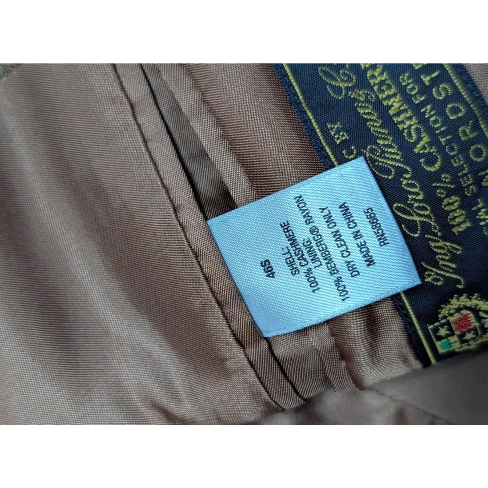 Loro Piana VINTAGE LORO PIANA nordstrom CASHMERE blazer 46S golden brown SPORTSCOAT jacket Size 46R - 5 Thumbnail