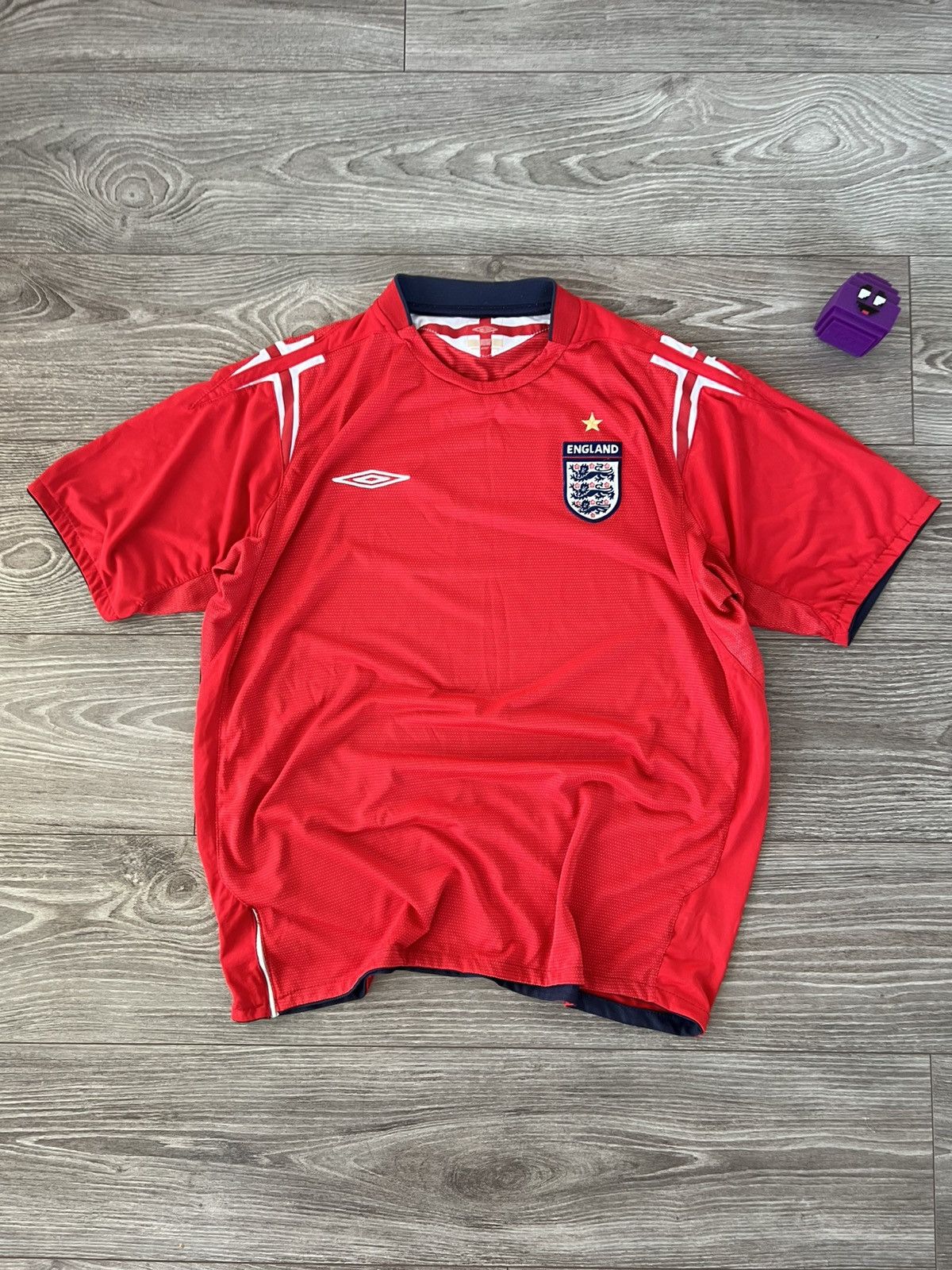 Umbro ‼️VINTAGE 2004/06‼️Umbro England Team Football Official Tee Size US XL / EU 56 / 4 - 3 Thumbnail