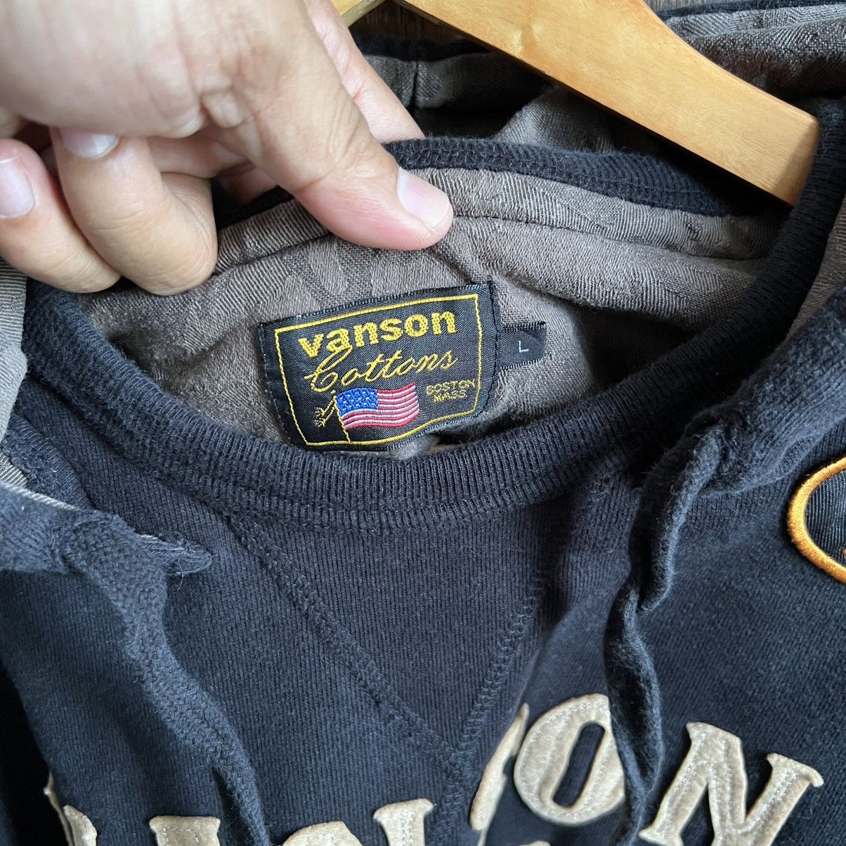 Vanson Leathers Vintage Vanson Leather Hoodie Size US L / EU 52-54 / 3 - 3 Thumbnail