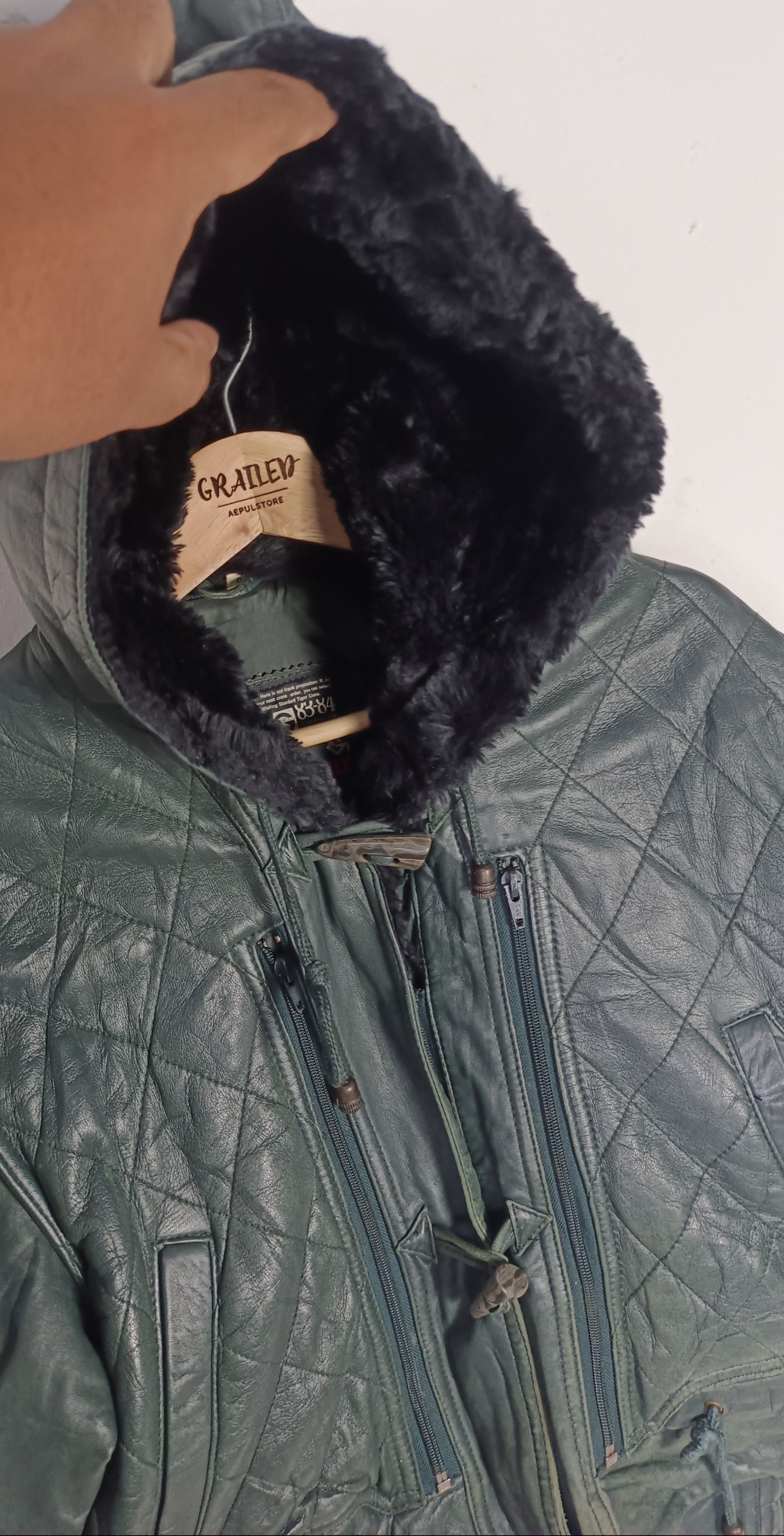 Japanese Brand Vintage🔥 City Gang Kaye Webb Leather Jacket Size US L / EU 52-54 / 3 - 13 Thumbnail